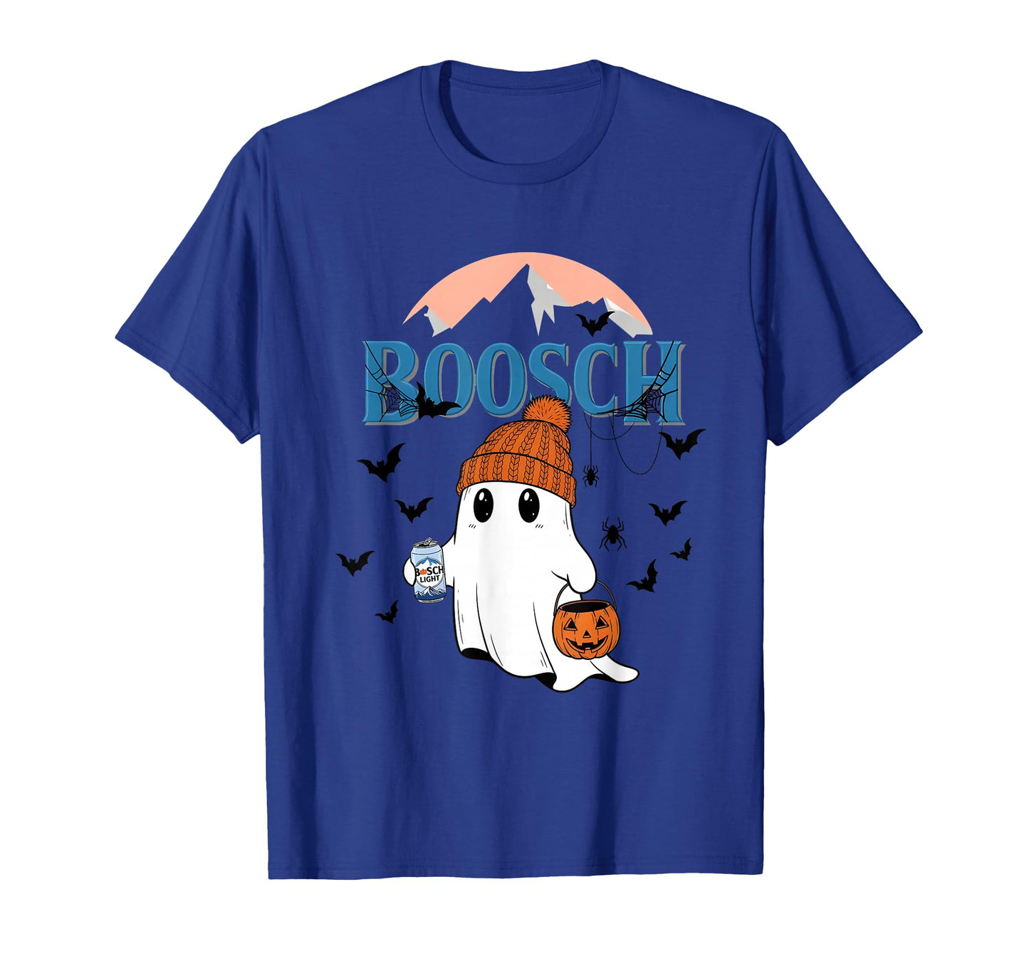 Cute Boosch Light Ghost Beer Pumkins Ghost Halloween T-Shirt