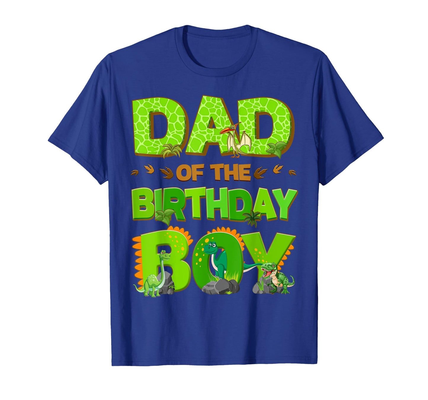 Mom And Dad Of The Birthday Boy Dinosaur Family Matching T-Shirt