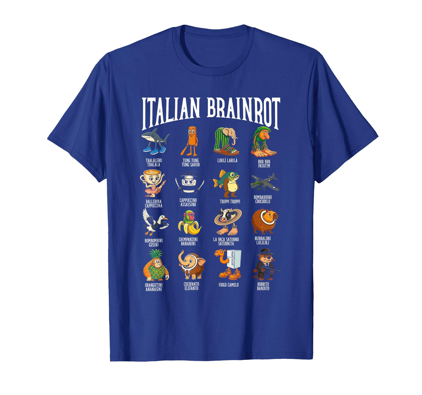 Italian Brainrot Ballerina Assassino Character Meme Mix T-Shirt