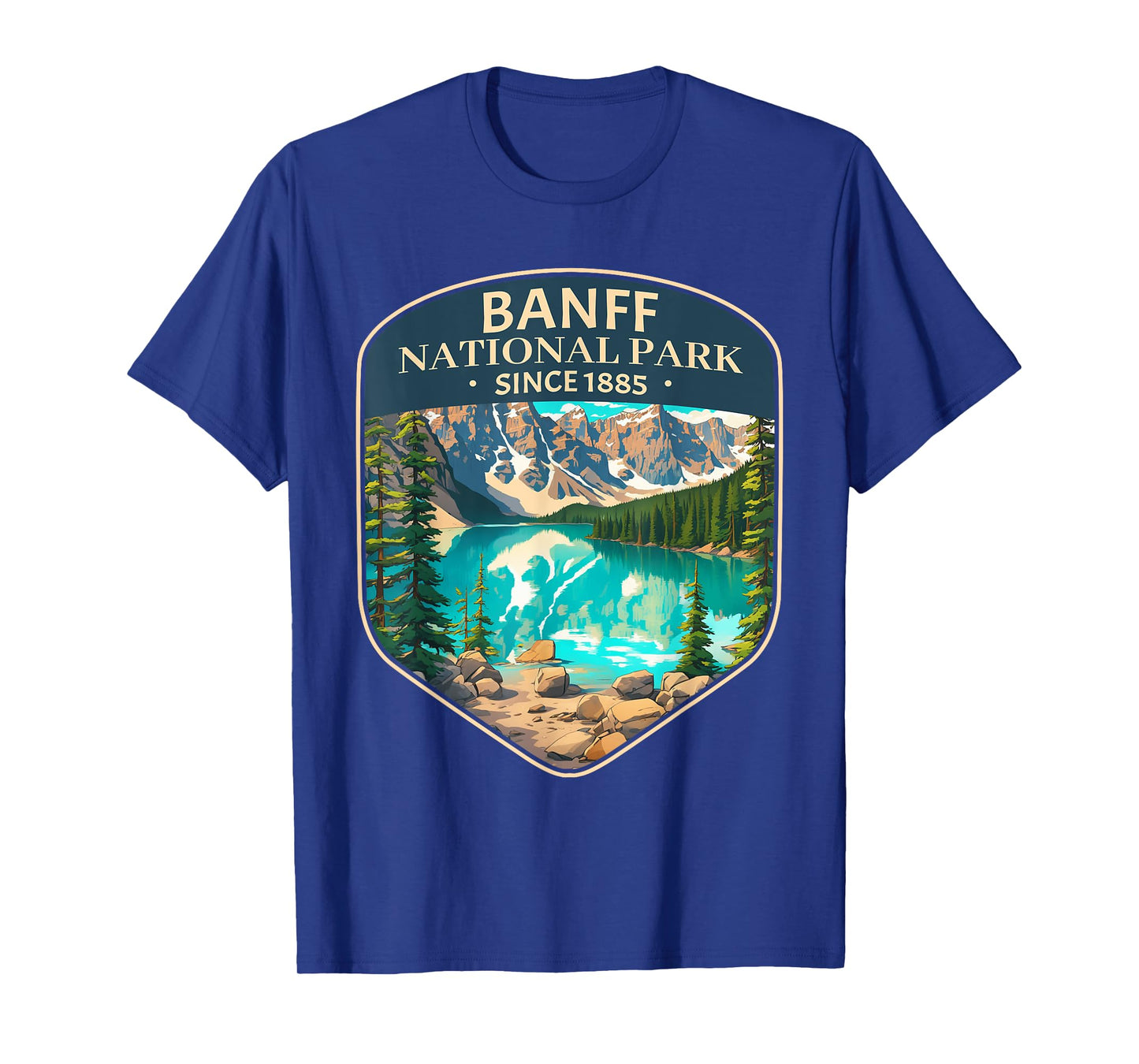 Cool Banff National Park Canada Outdoor Camping Hiking T-Shirt