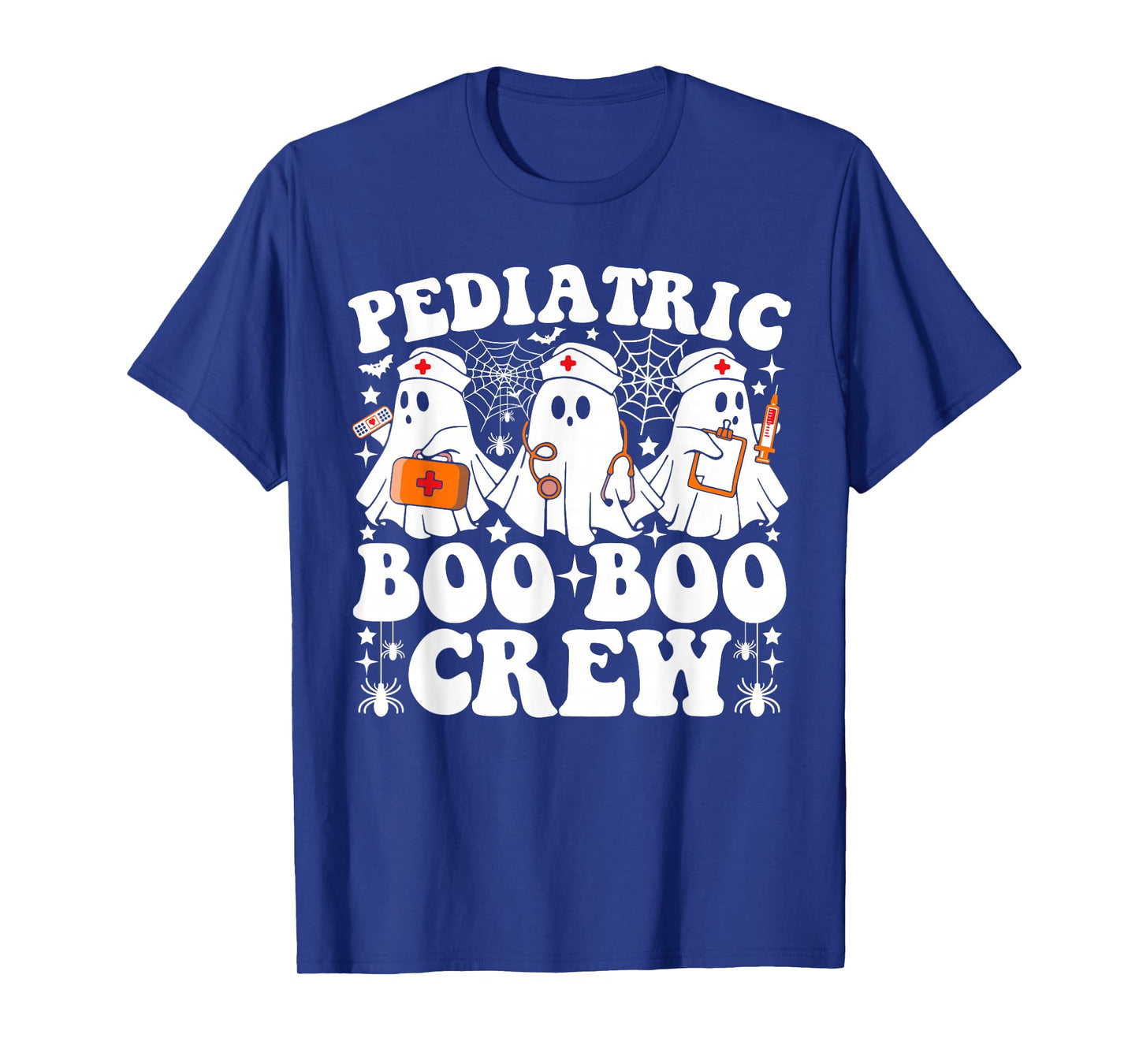 Pediatric Boo Boo Crew Nurse Funny Ghost Halloween Nurse T-Shirt