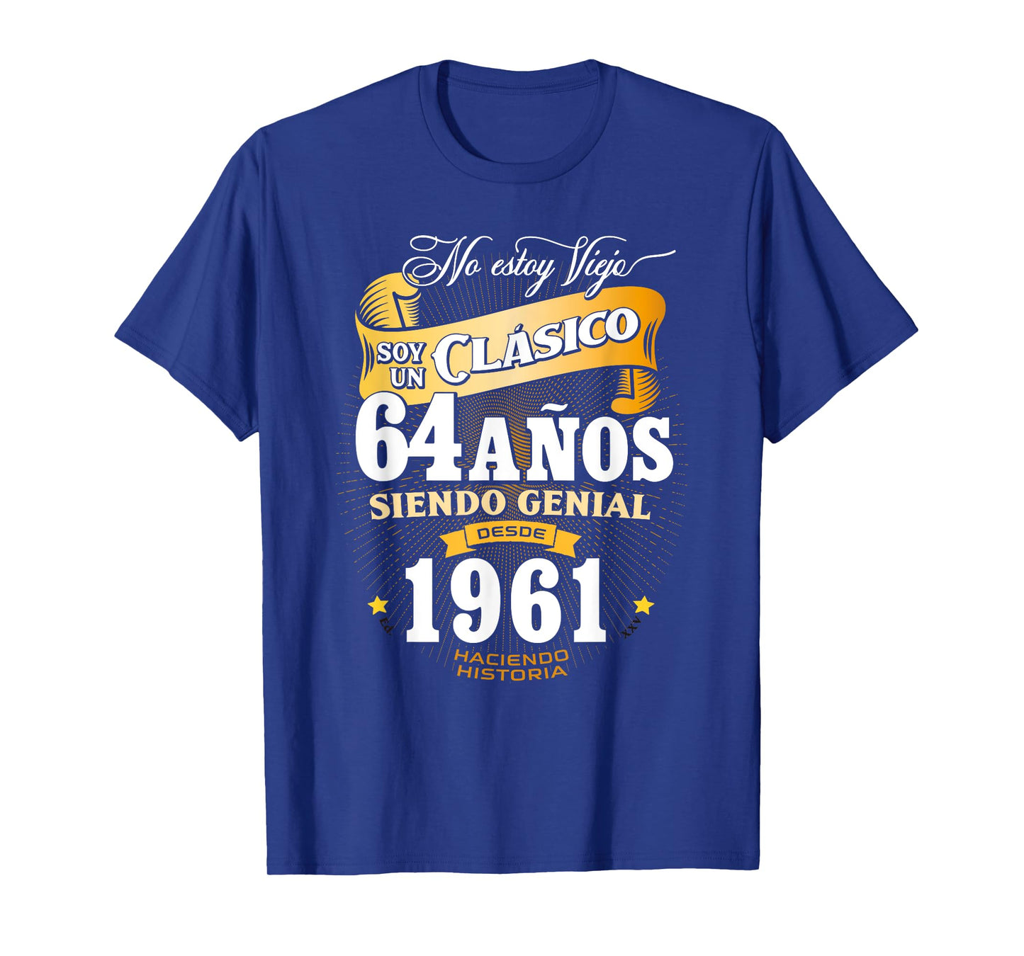 64th Birthday gift for Men in Spanish Regalo cumpleanos 64 T-Shirt