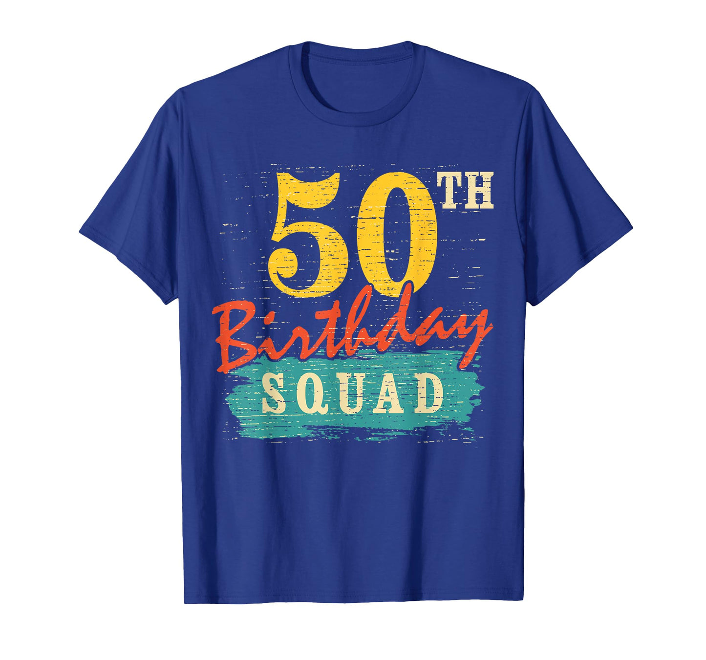 50 Year Old Birthday Squad Retro Style for Men 50 Years Old T-Shirt