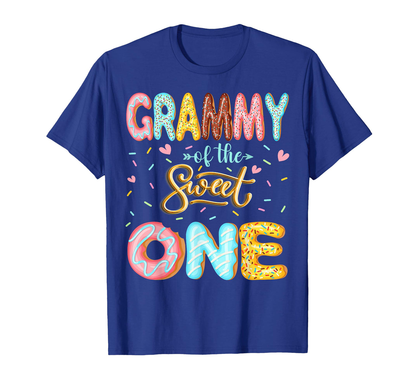 Grammy Of The Sweet One 1St Birthday Girl Donut Lover T-Shirt