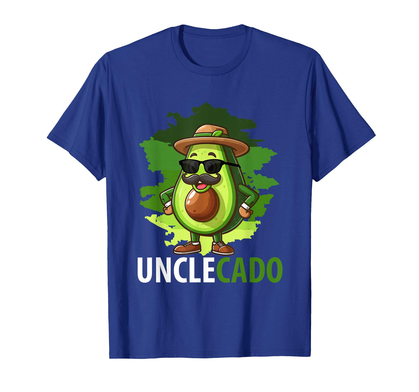 Unclecado Father's Day Avocado Fruits Vegan Funny Uncle T-Shirt