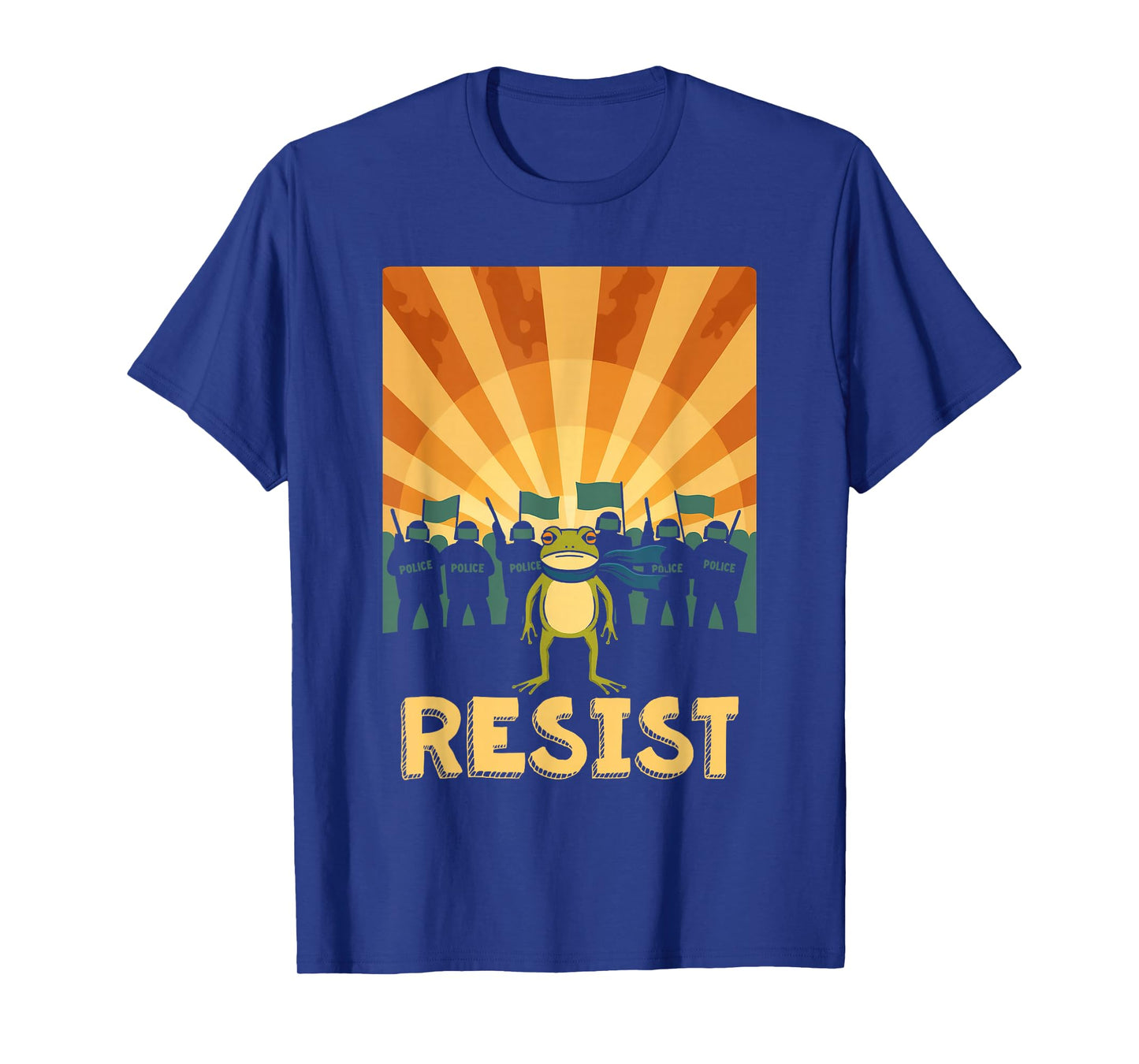 Funny Resist Portland Frog Protest T-Shirt