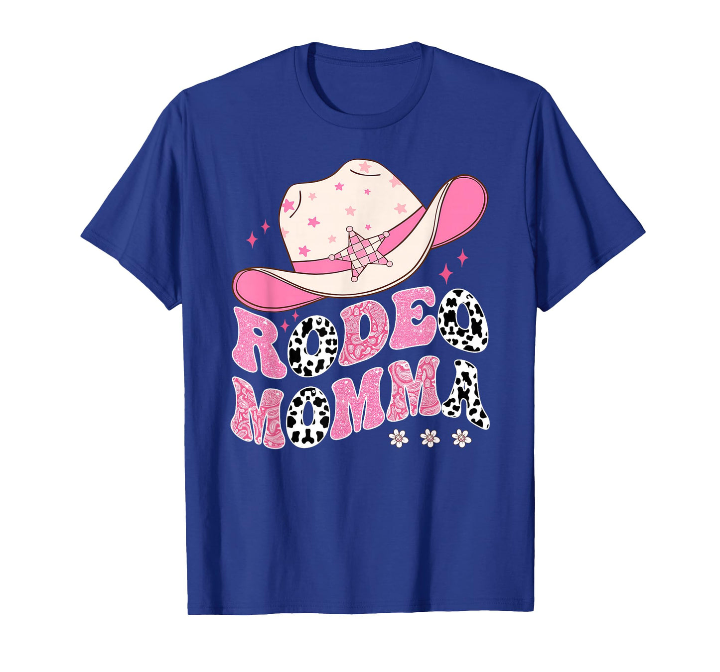Rodeo Momma Pink CowGirl 1St Birthday Family Matching T-Shirt