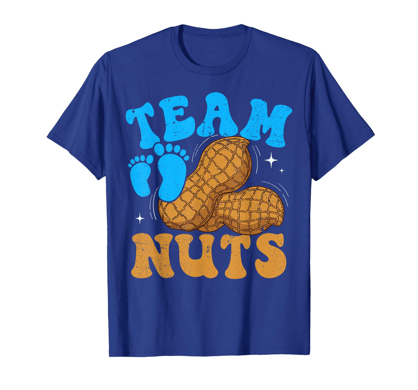 Baby Party Gender Reveal Party Team Nuts Funny Gender Reveal T-Shirt