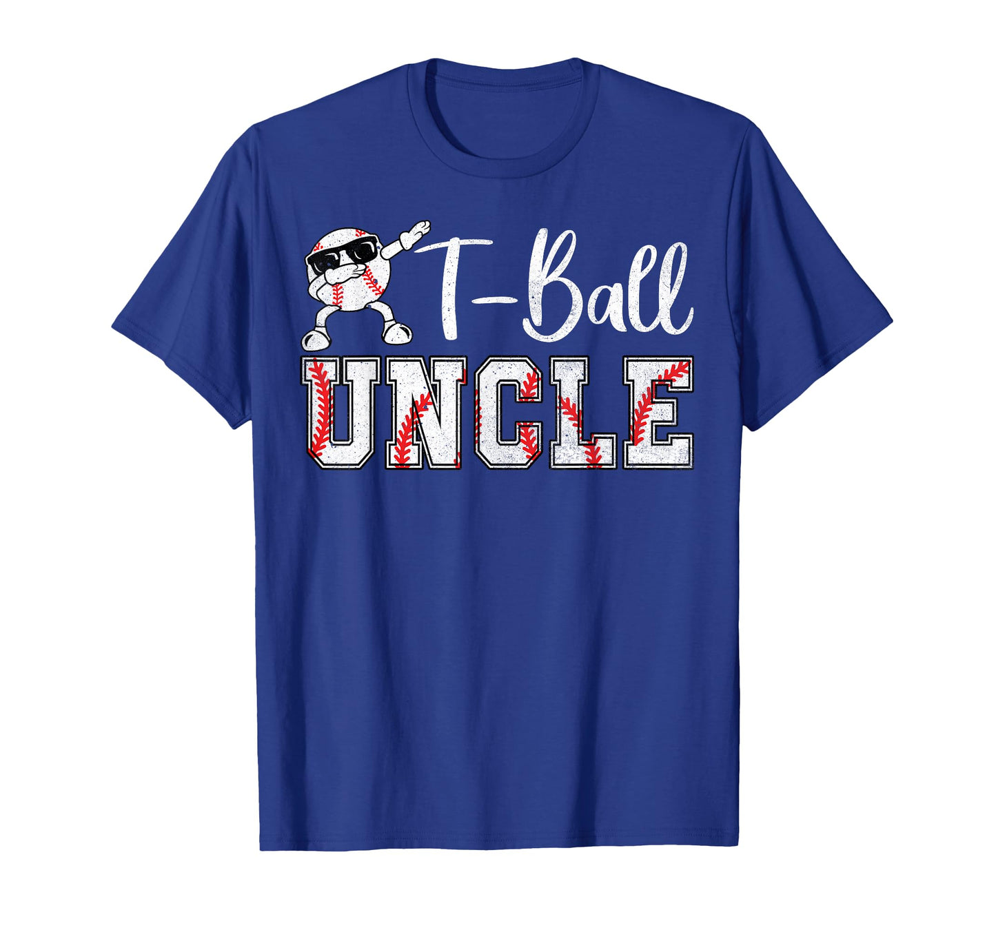 Tee Ball Uncle Heart Funny T-Ball Uncle T-Shirt
