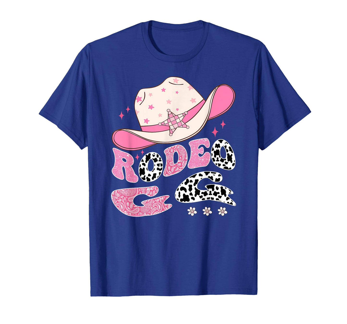 Rodeo GG Pink CowGirl 1St Birthday Family Matching T-Shirt