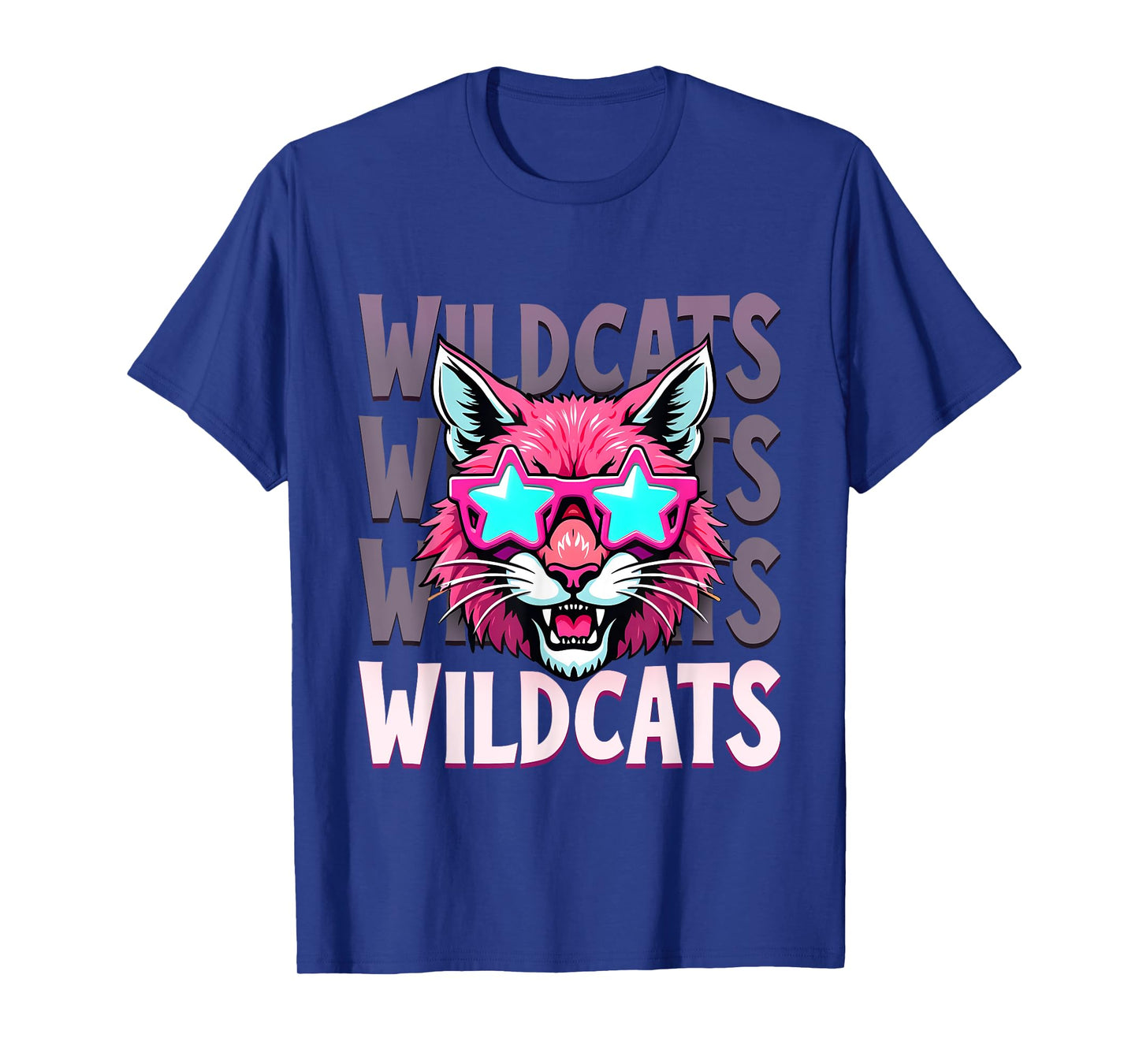 Wildcats School Mascot Cute Wildcats Mascot Sport Teams T-Shirt