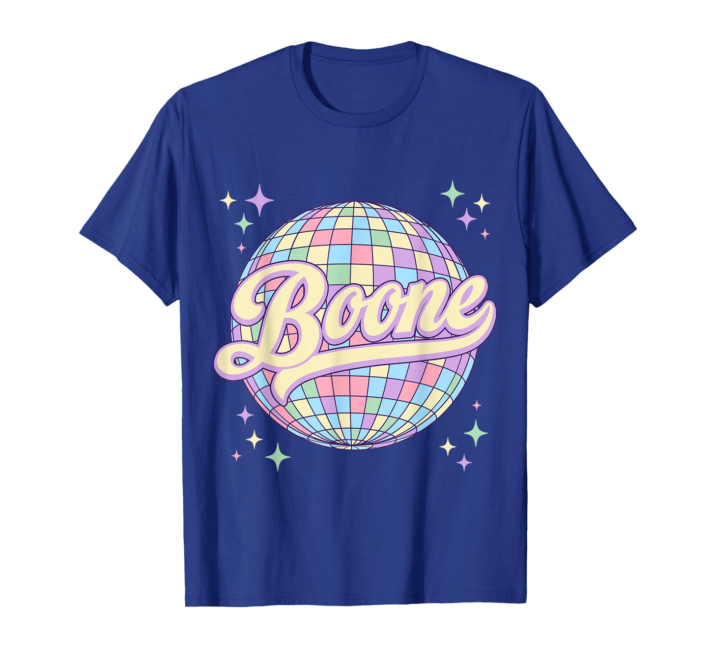 Retro Boone First Name Personalized Disco 80s Birthday T-Shirt