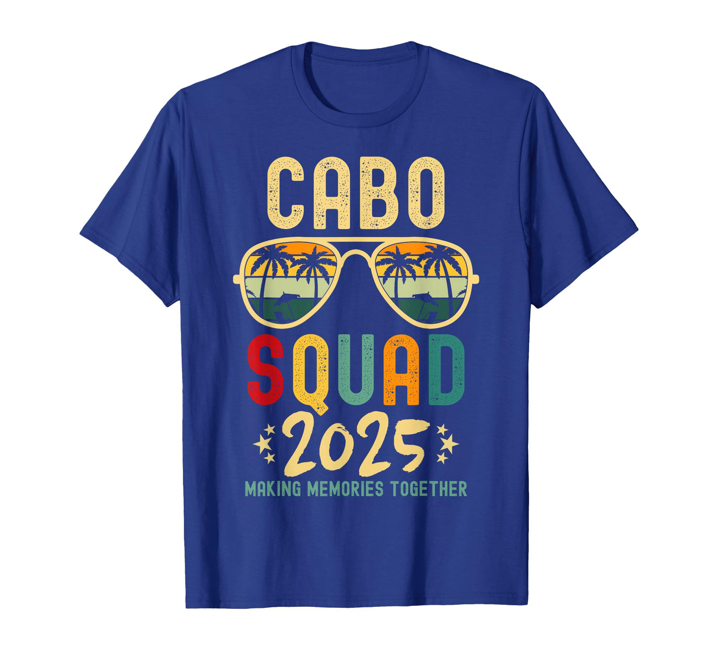 Cabo Vacation 2025 Squad Tropical Beach Vacation Matching T-Shirt