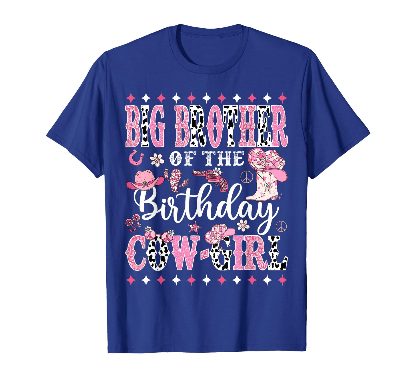 Big Brother Of The Birthday CowGirl Rodeo CowGirl Birthday T-Shirt