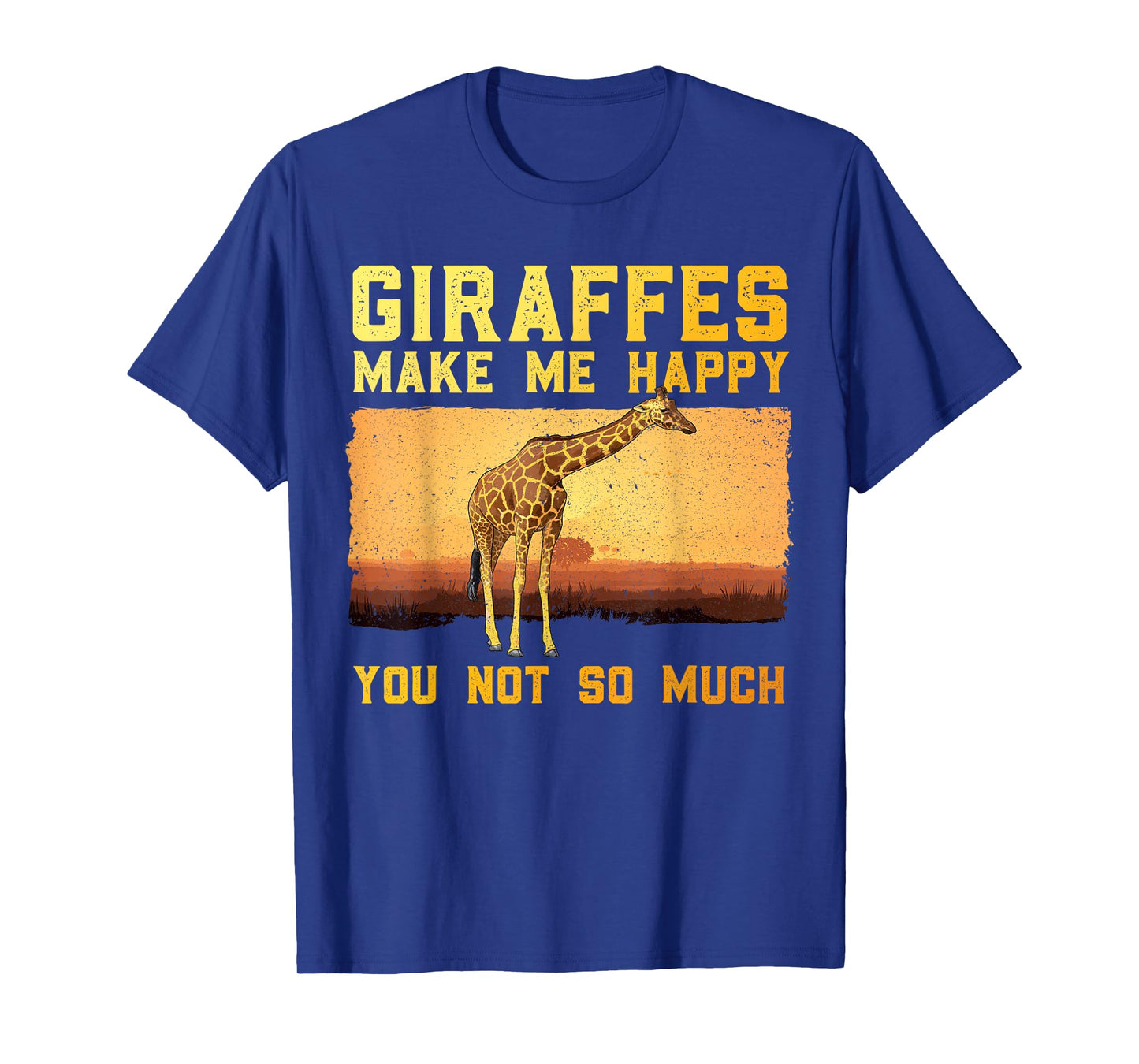 Cute Giraffe Design for Men Women Adult Safari Giraffe Lover T-Shirt