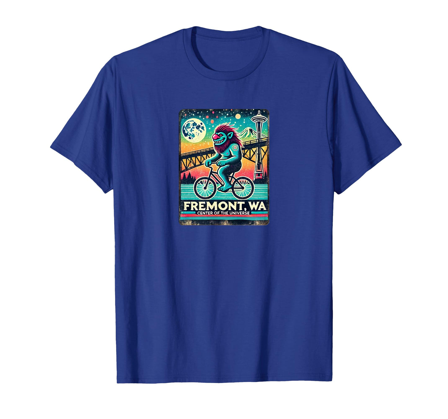 Fremont Solstice Troll, Seattle, WA - Designed Locally T-Shirt
