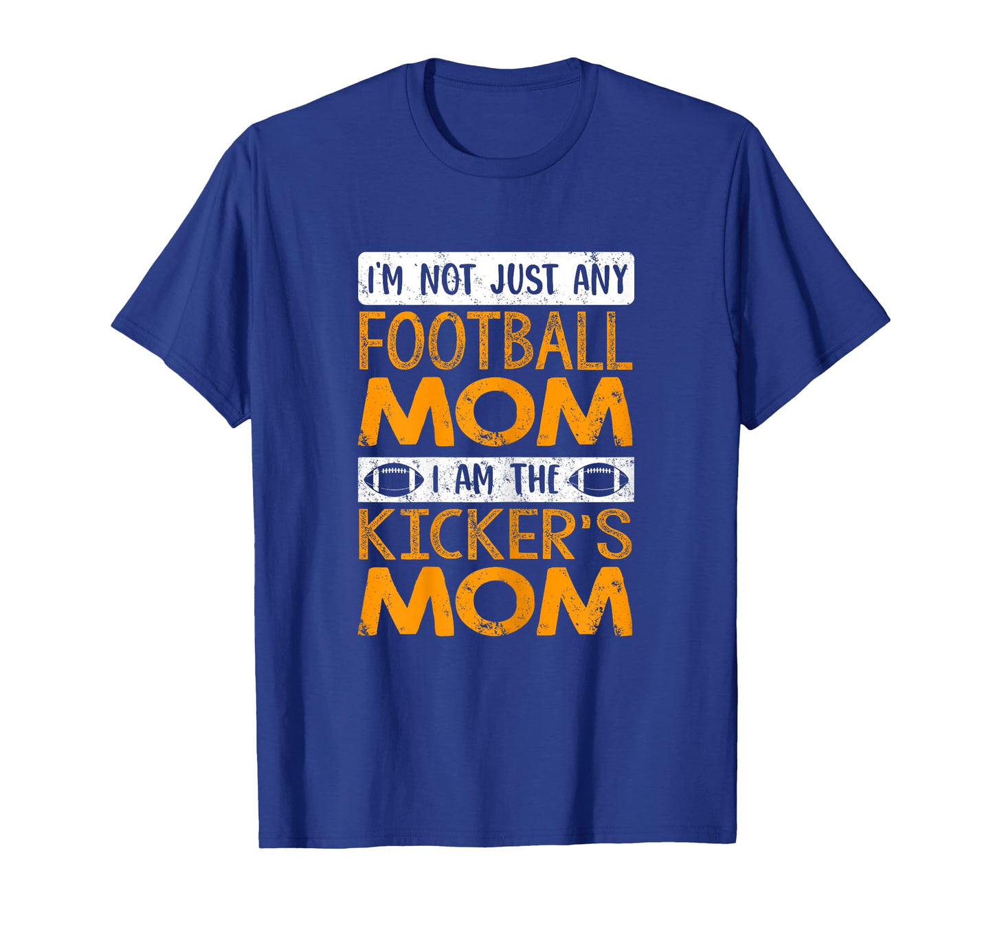 Funny Football Lover Graphic Mom Football Kicker T-Shirt