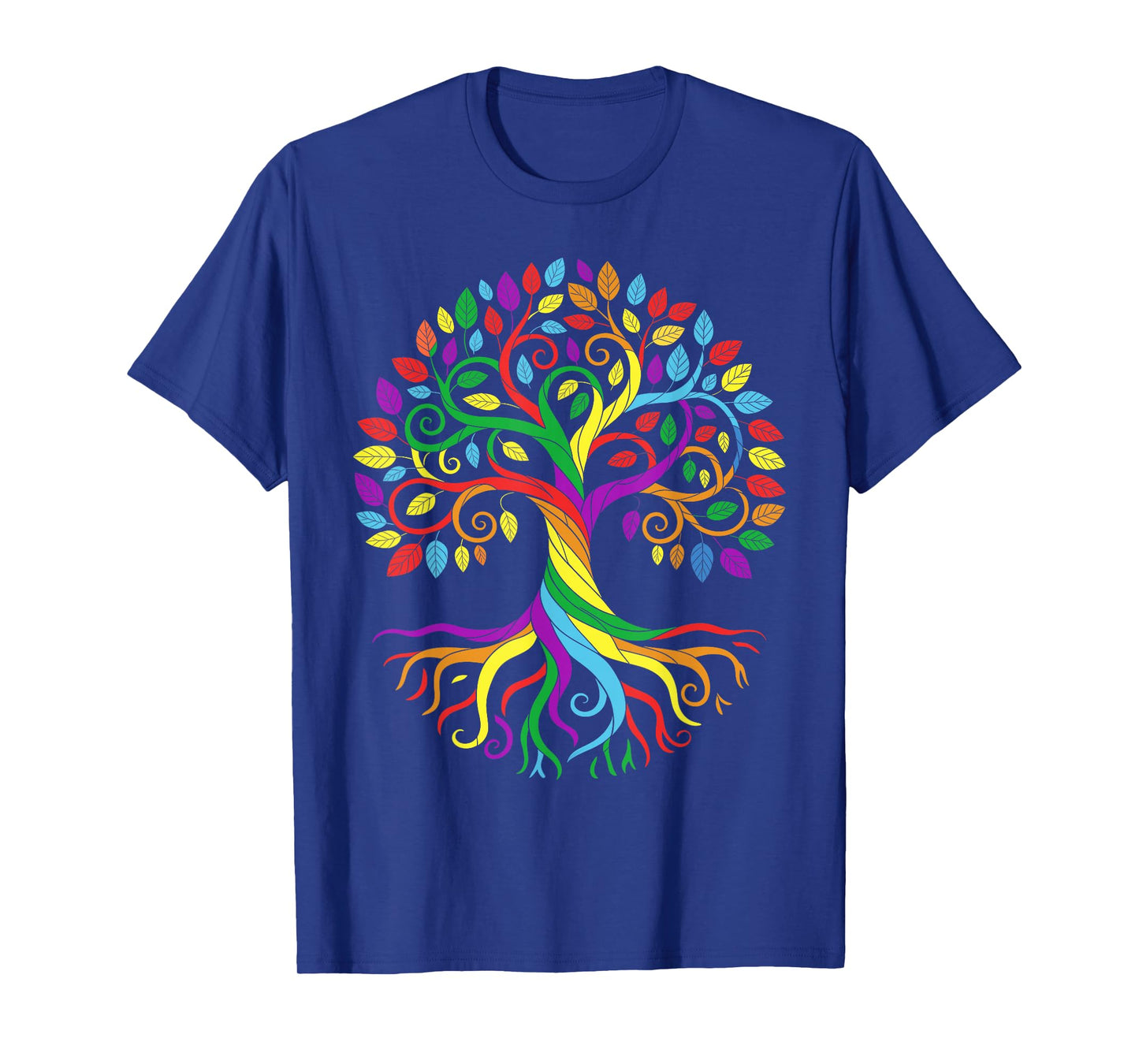 LGBT Tree of Pride Colorful LGBTQ Rainbow Roots and Branches T-Shirt