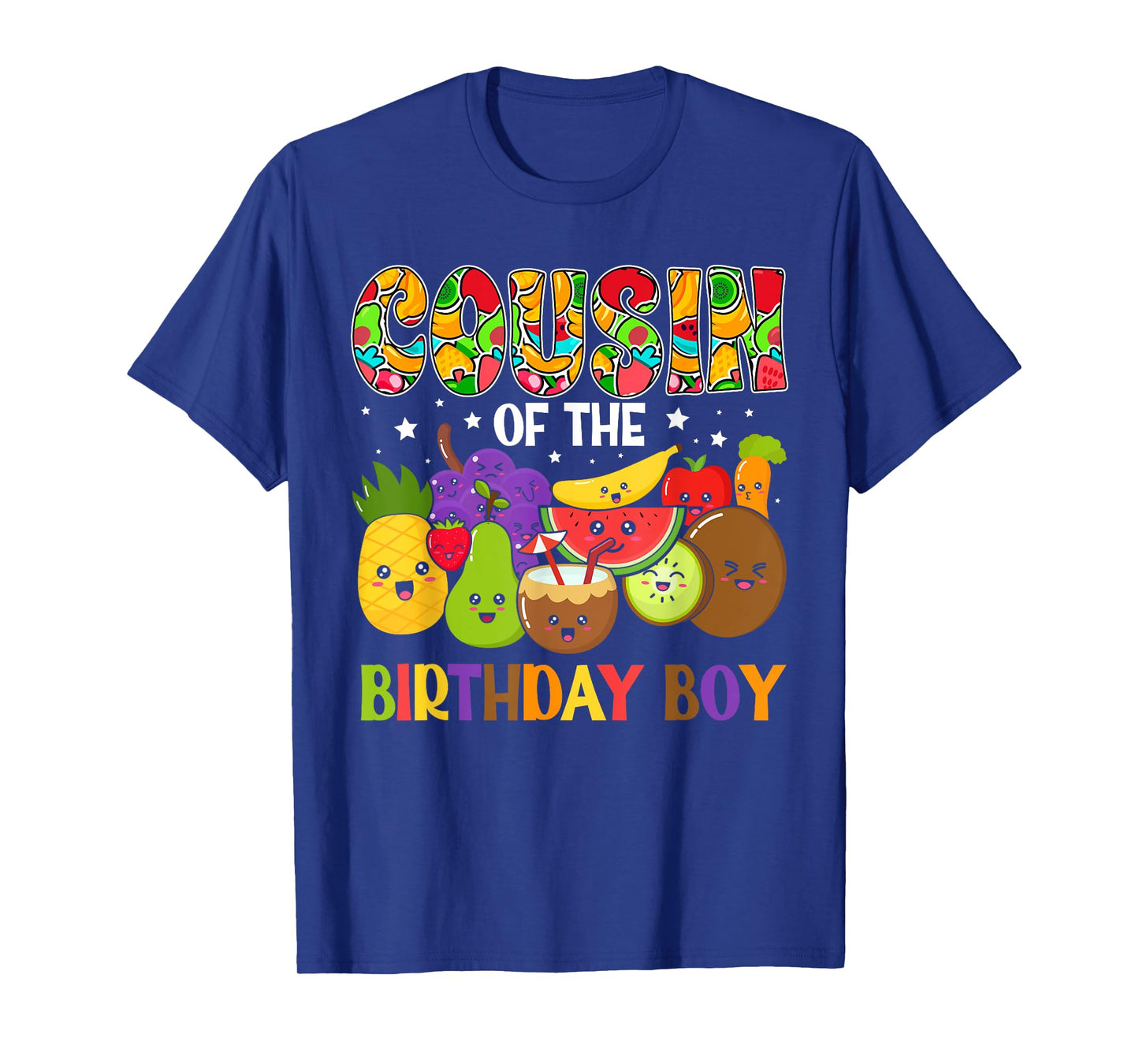 Cousin of The Birthday Boy Family Fruit Birthday T-Shirt