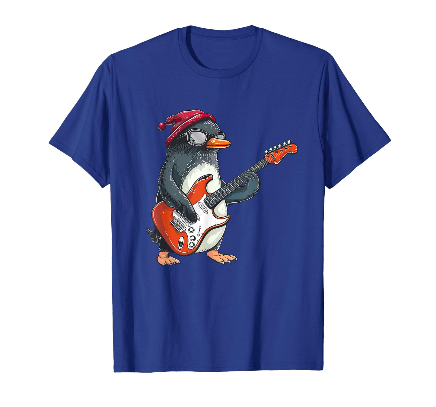 Awesome Guitar Penguin Costume for Boys and Girls T-Shirt