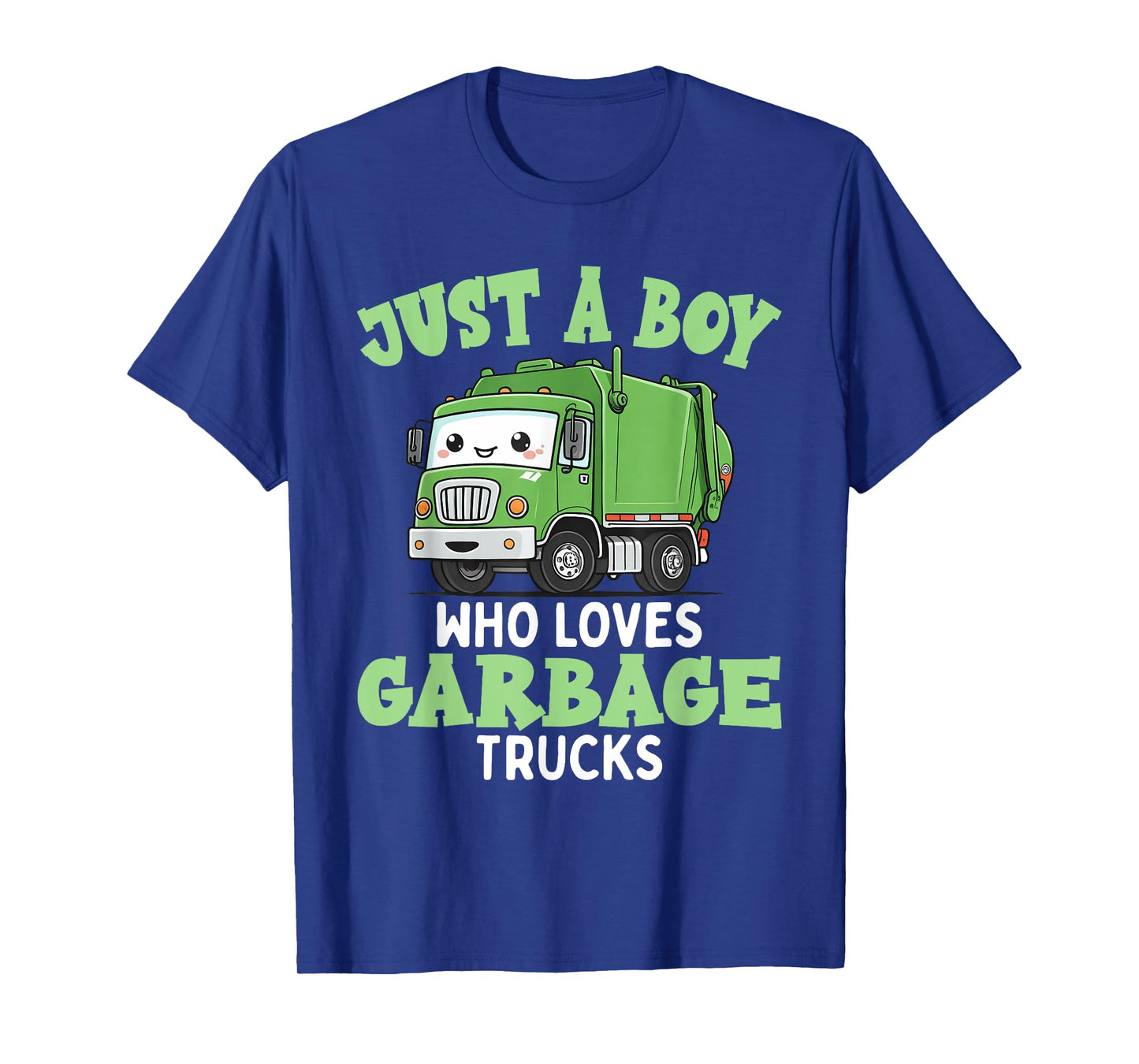 Kids A Boy Who Loves Garbage Trucks Birthday Party Toddlers T-Shirt