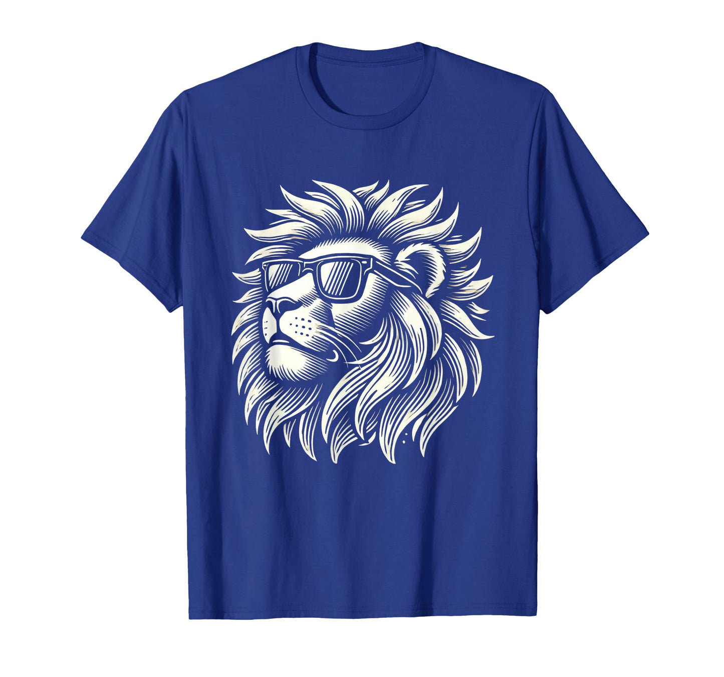 Cool Lion Sunglasses Shades Lion Graphic T-Shirt
