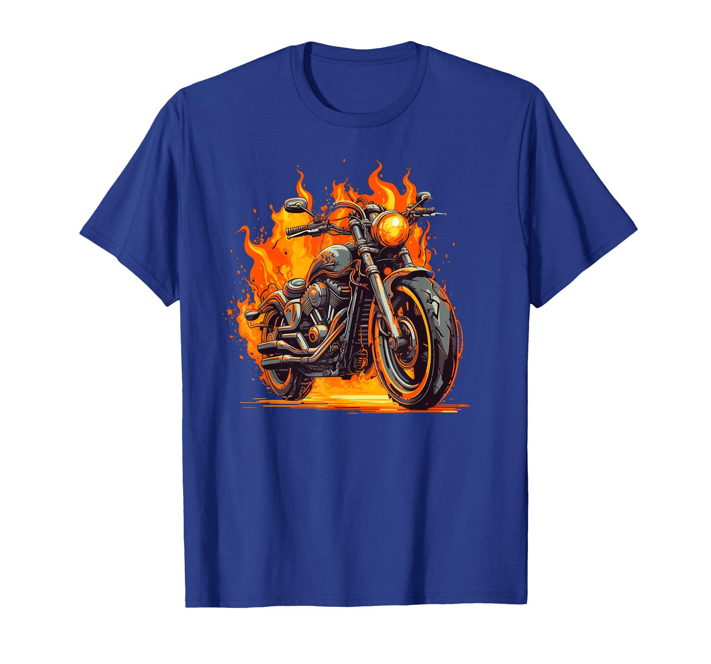 Cool Motorbike Flames and burning Motorcycle love T-Shirt