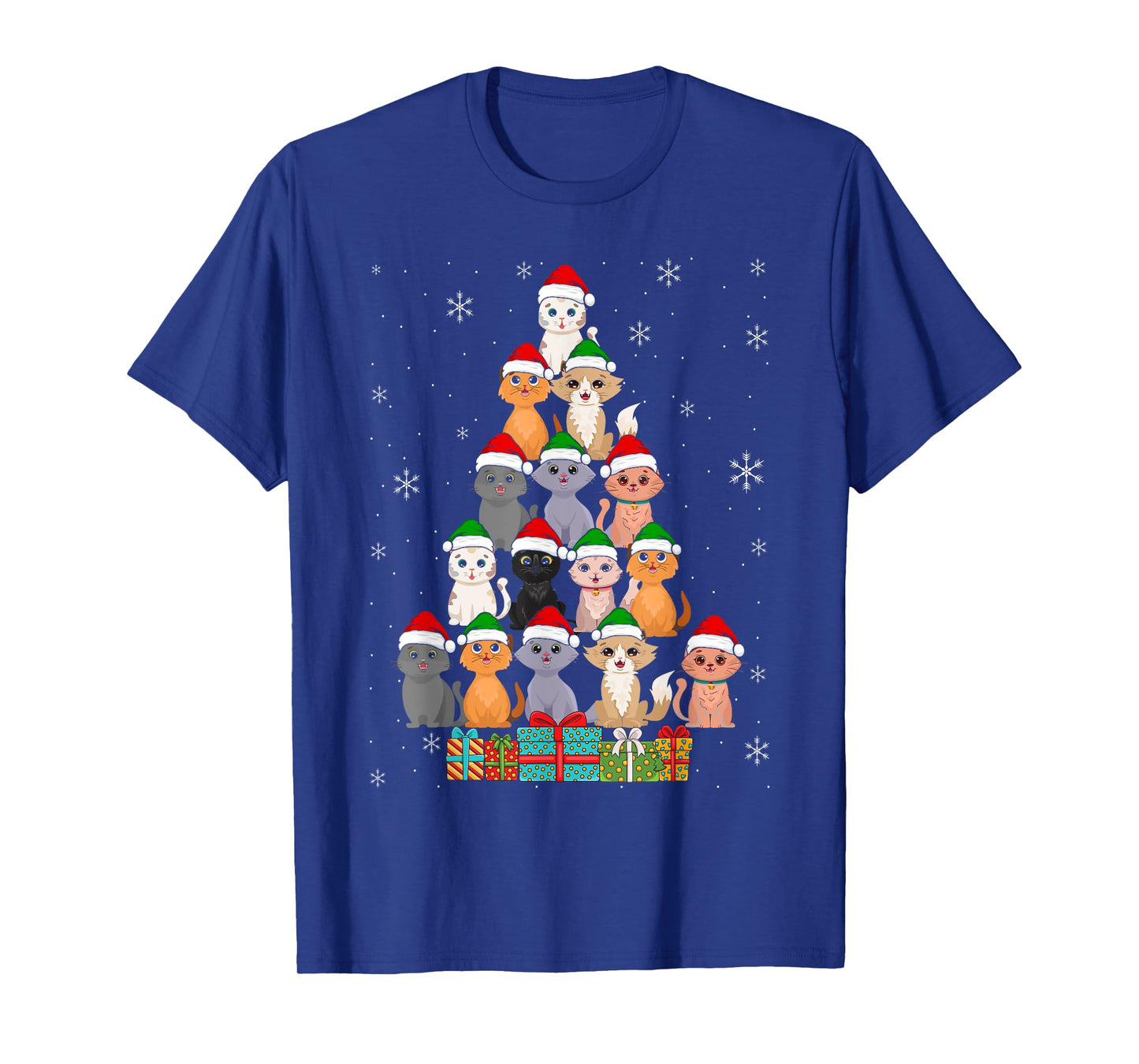 Christmas Cats Xmas Meow Christmas T-Shirt