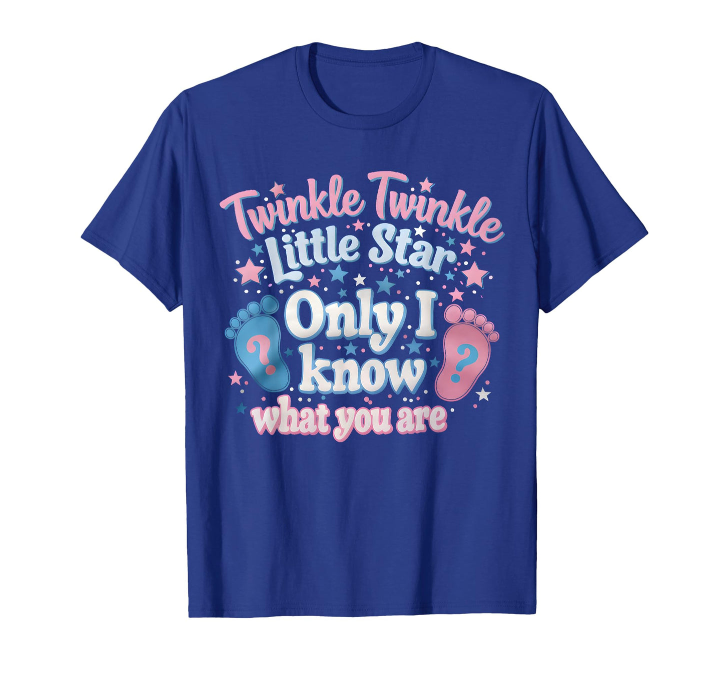 Twinkle Twinkle Little Star Gender Reveal Baby Shower T-Shirt