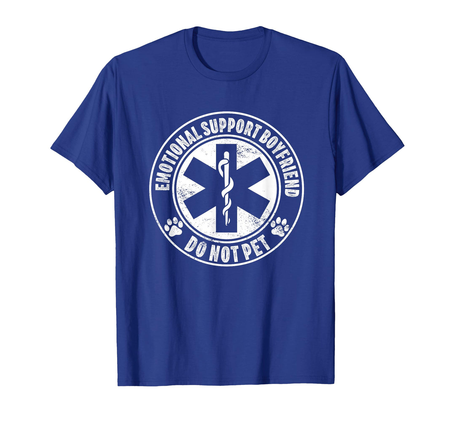 emotional support Boyfriend do not pet funny Boyfriend Red T-Shirt