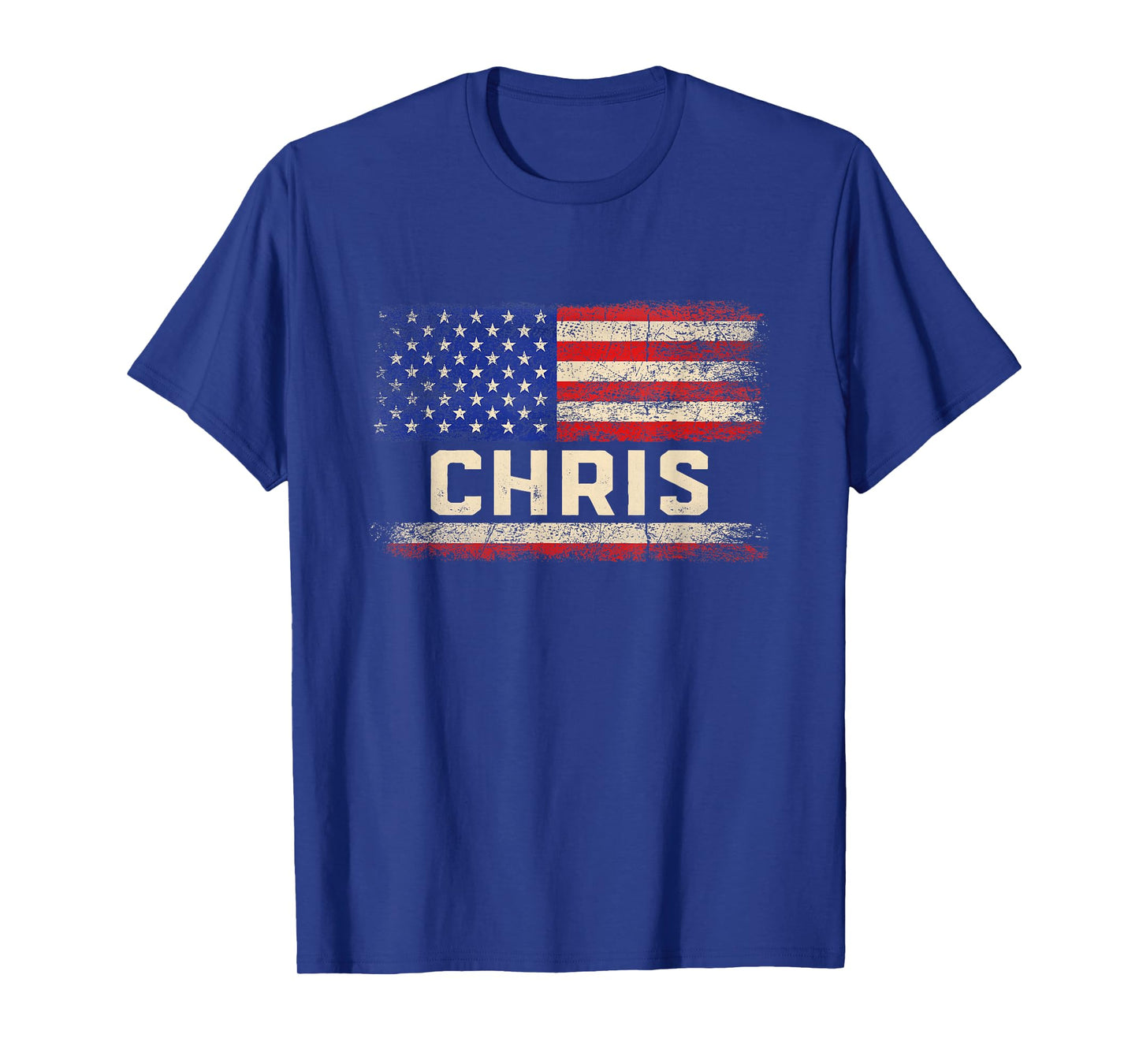 Chris First Name Shirt Chris Name American Flag T-Shirt for Women Kids Men