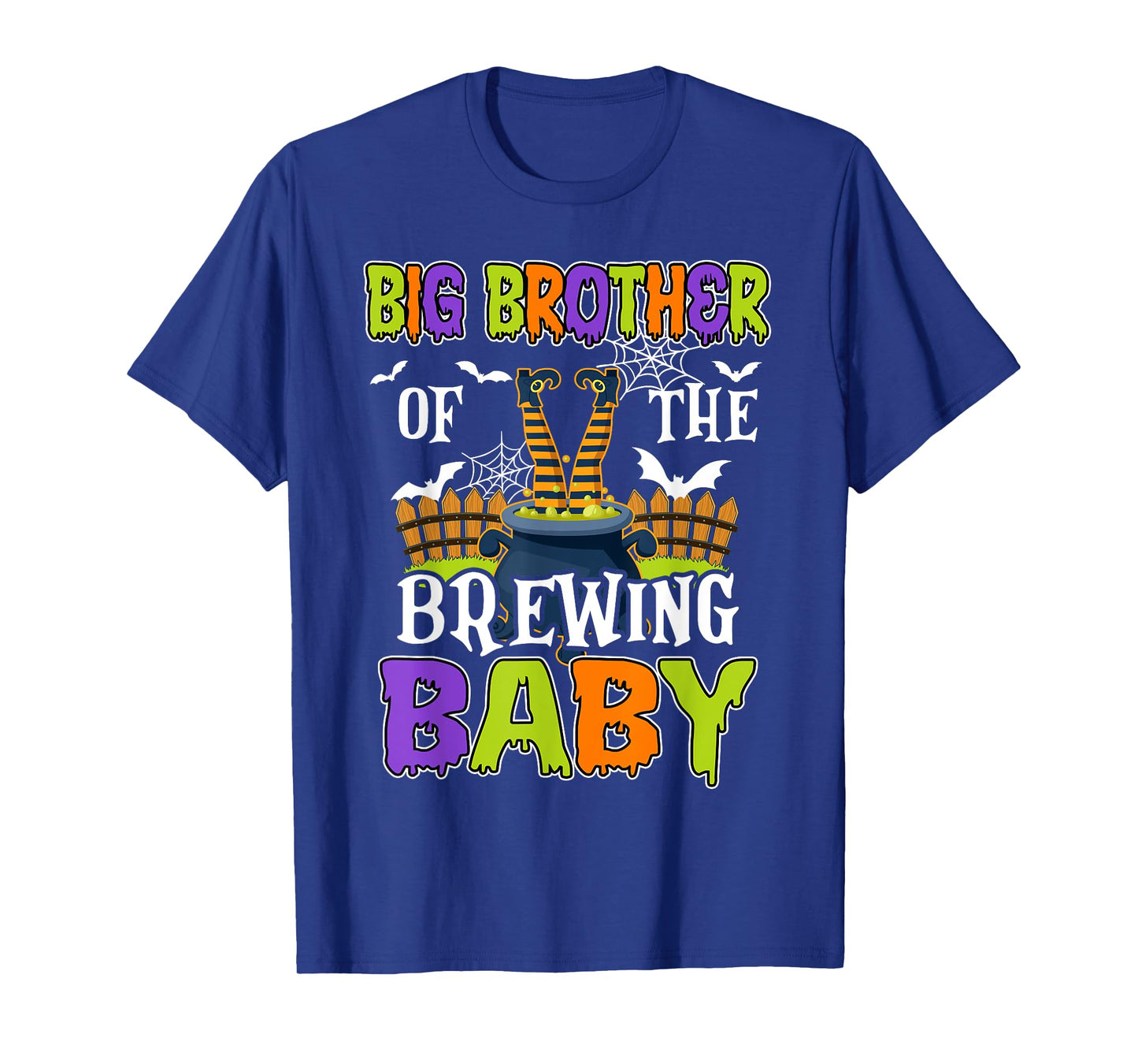 Big Brother Of The Brewing Baby Halloween Witch Baby Funny T-Shirt