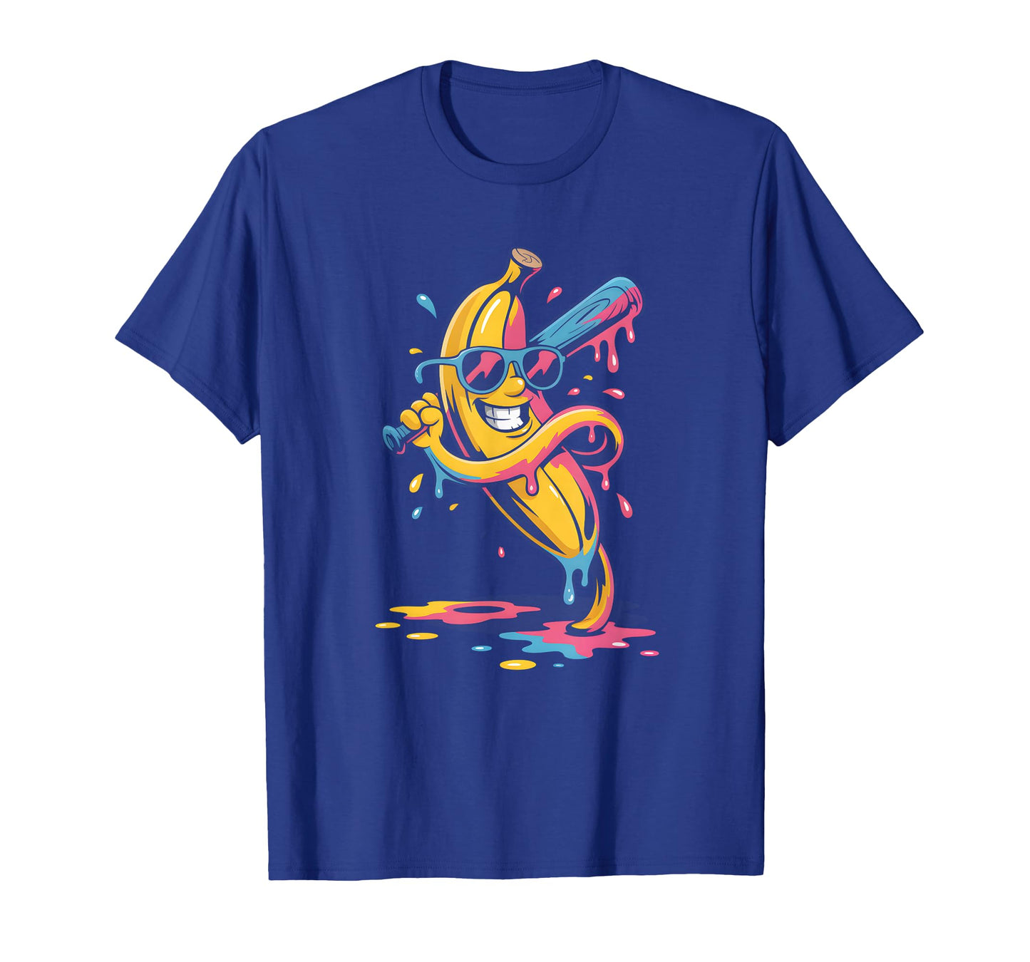 Banana Funny Baseball Drip Kids Youth Boys Girls T-Shirt