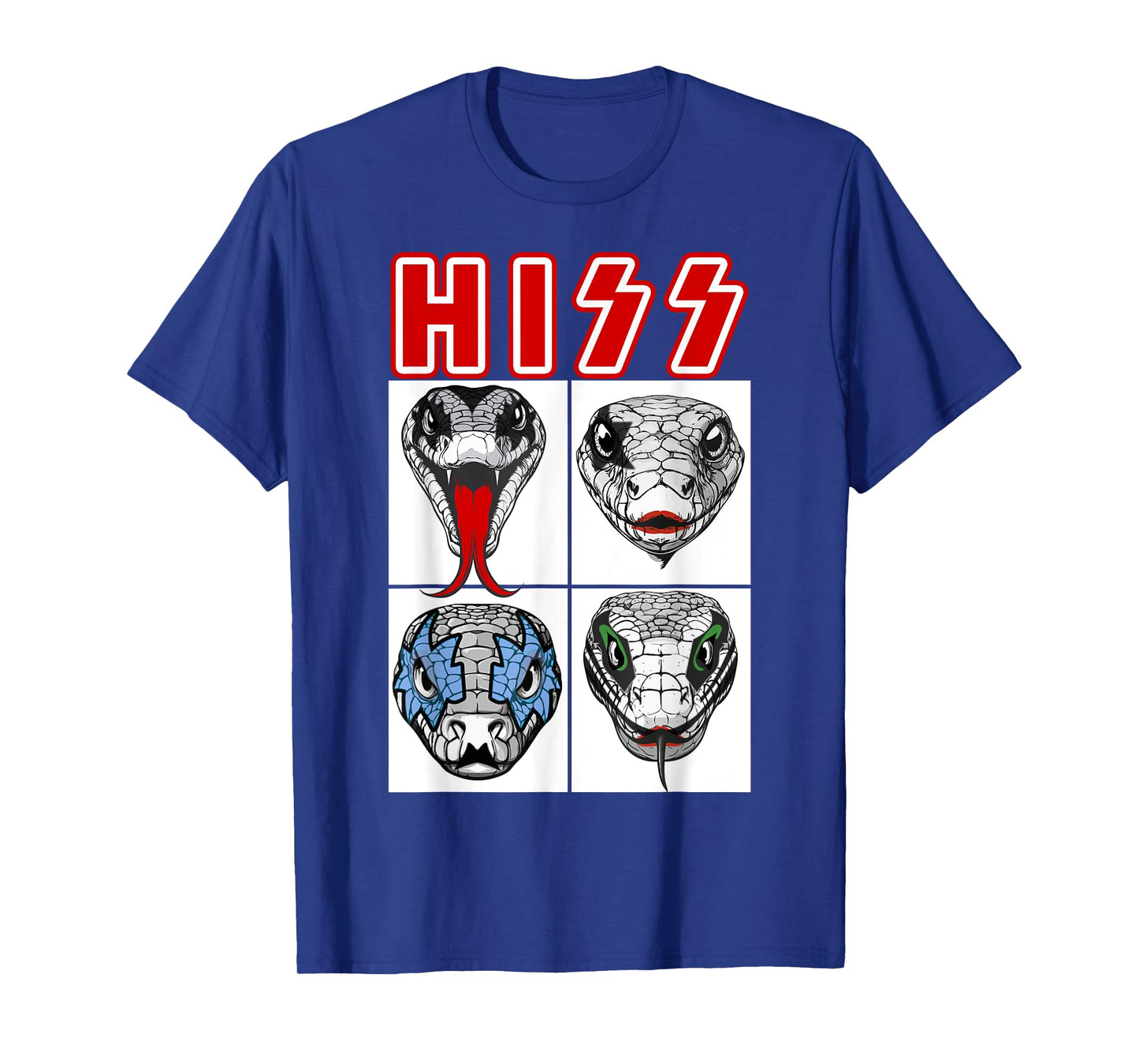 Cool Retro Snakes Hiss Men Kids Women Funny Snake T-Shirt