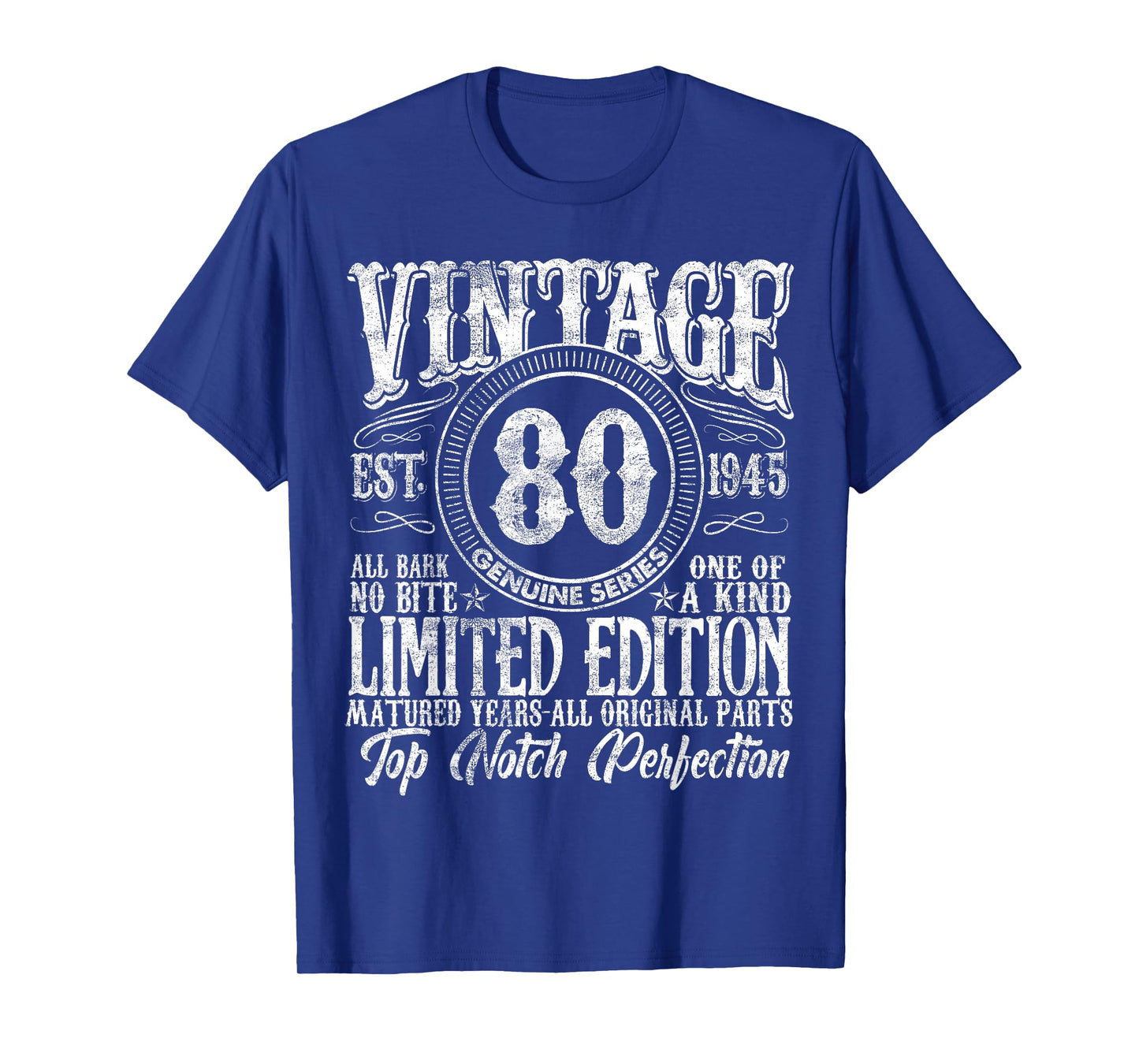 80 Year Old Gifts Vintage 1945 Limited Edition 80th Birthday T-Shirt