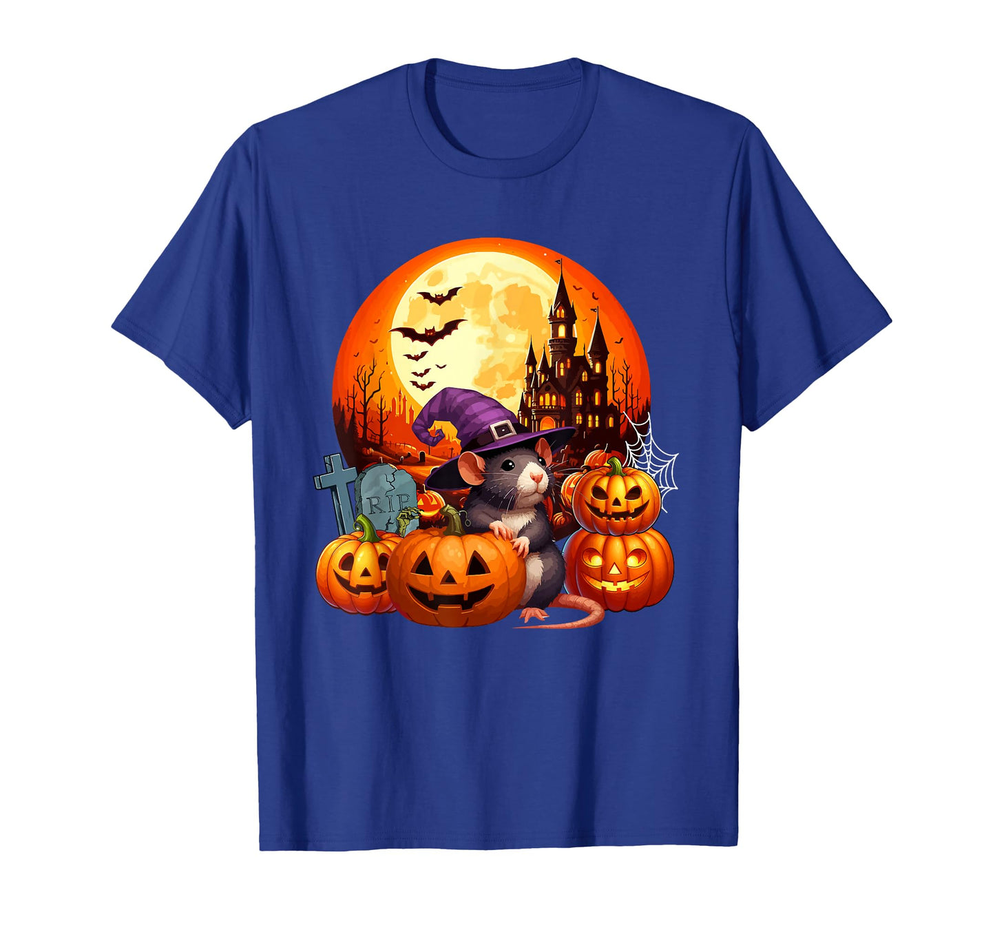 Rat Cosplay Witch Halloween Moon Matching Kids Toddler T-Shirt
