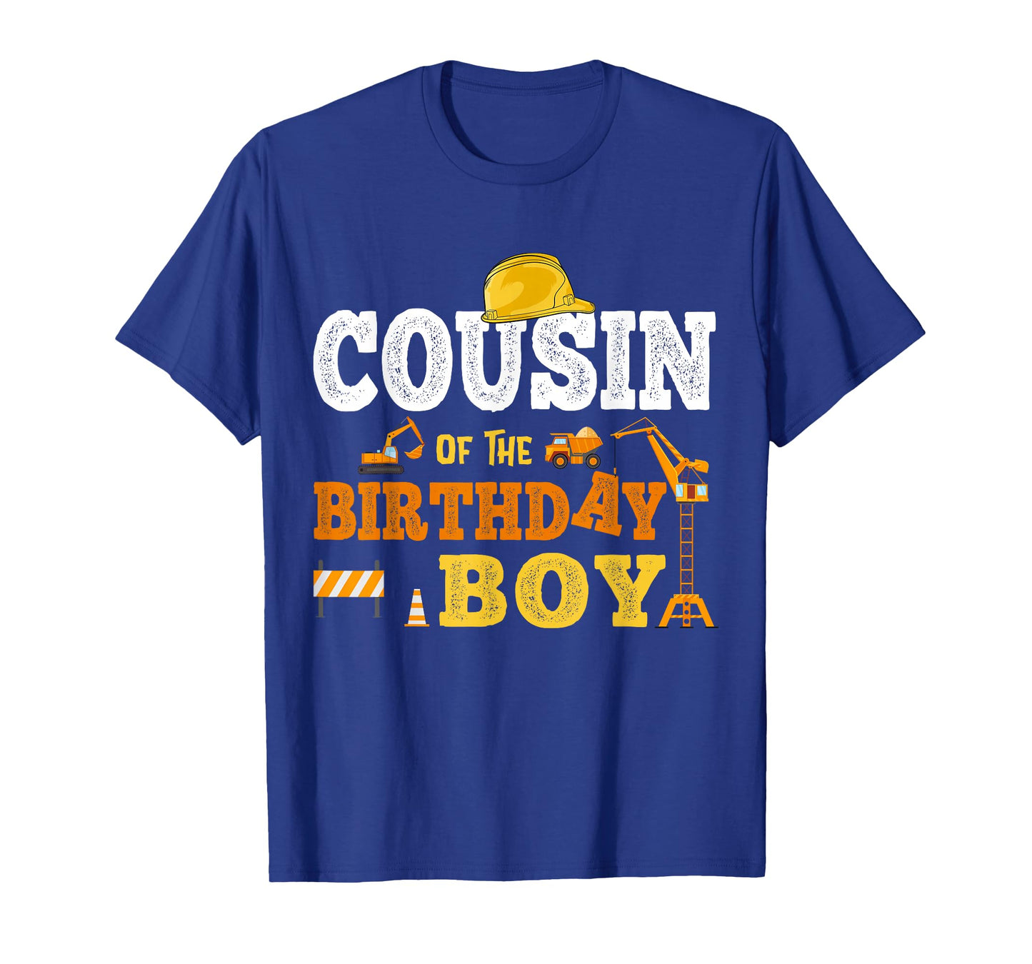 Cousin Of The Birthday Boy Kid Construction Matching Family T-Shirt