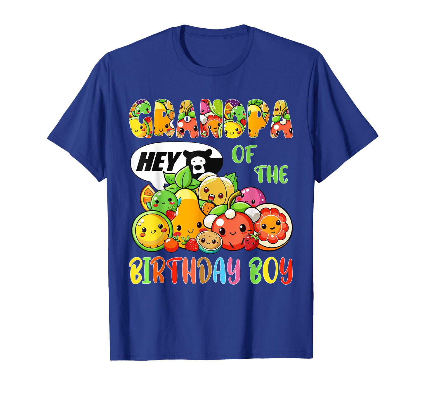 Grandpa Of The Birthday Boy Family Fruit Birthday Party T-Shirt