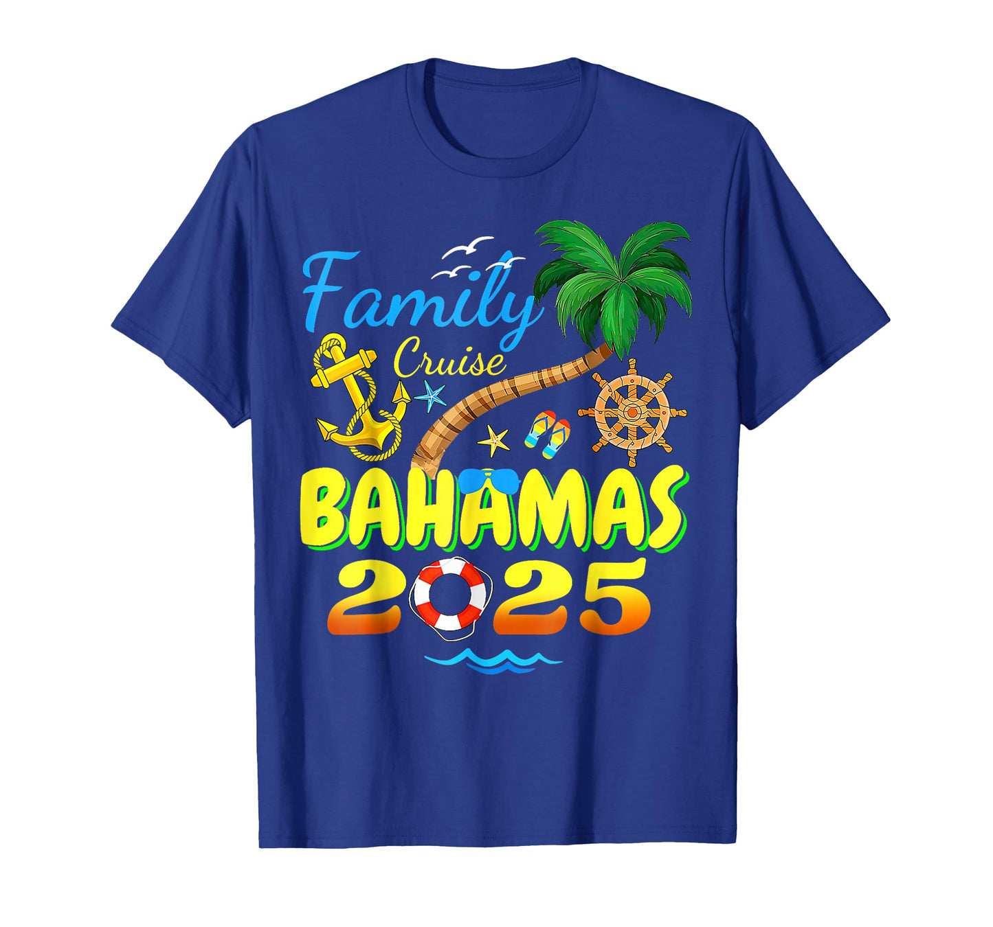Bahamas Cruise 2025 Family Friends Group Vacation Matching T-Shirt