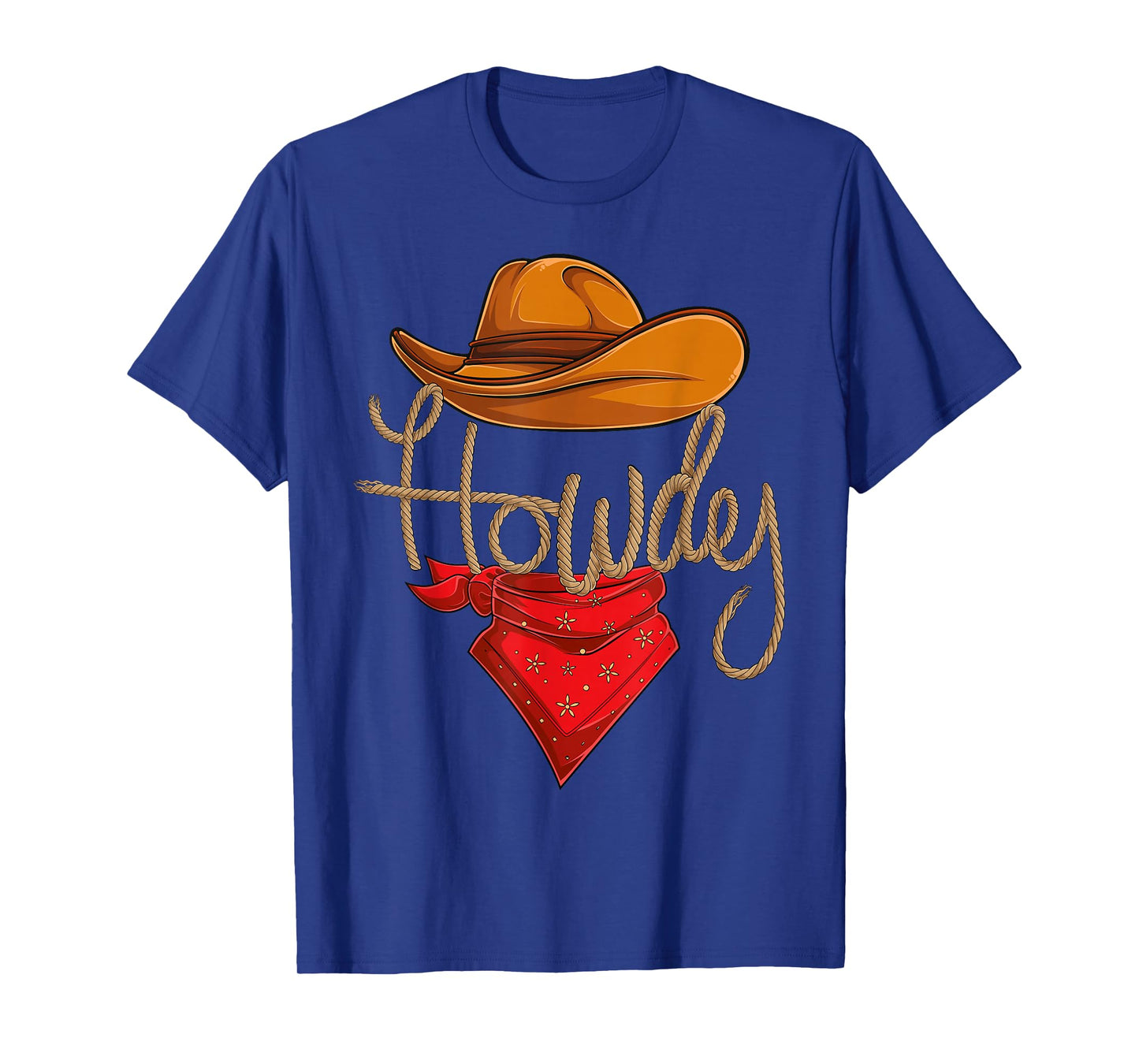 Howdy Cowboy Cowgirl Western Country Rodeo Howdy Men Boys T-Shirt