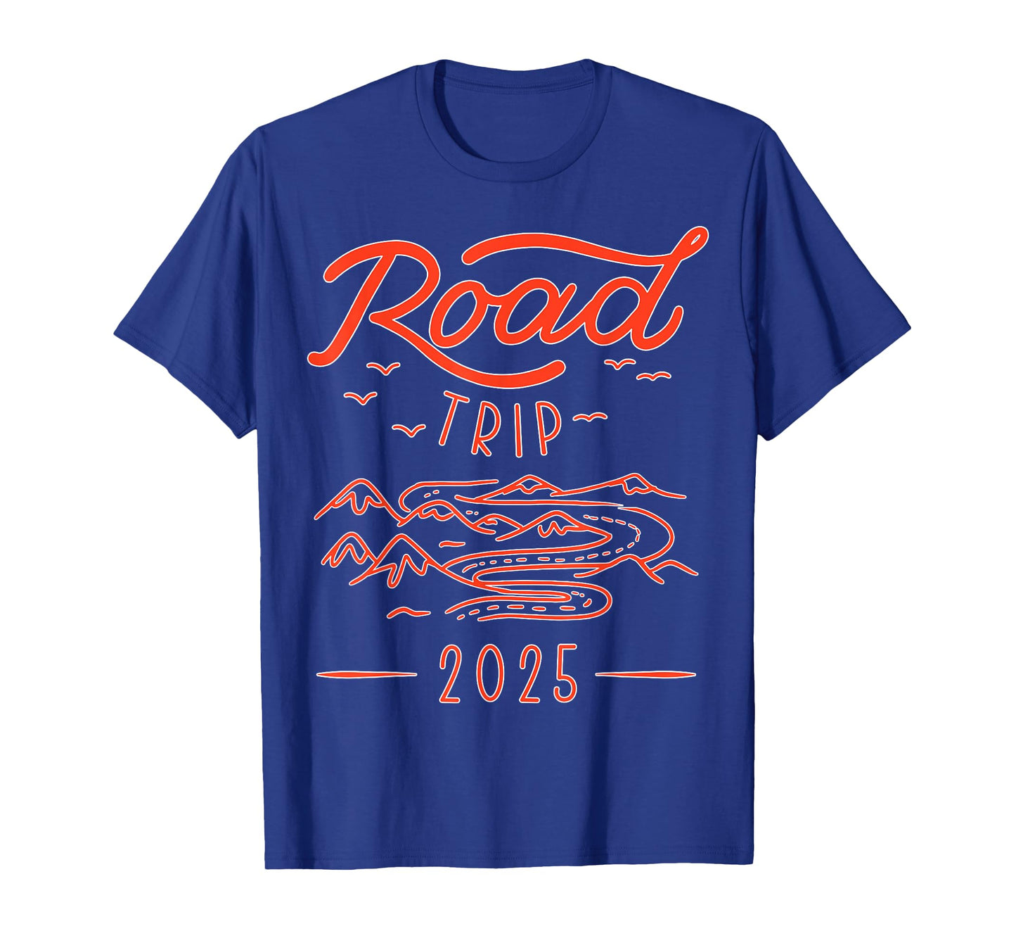 Family Vacation Camping Road Trip Travel Unisex Youth Black Cotton 80% Polyester 20% Classic Fit Short Sleeve T-Shirt Small