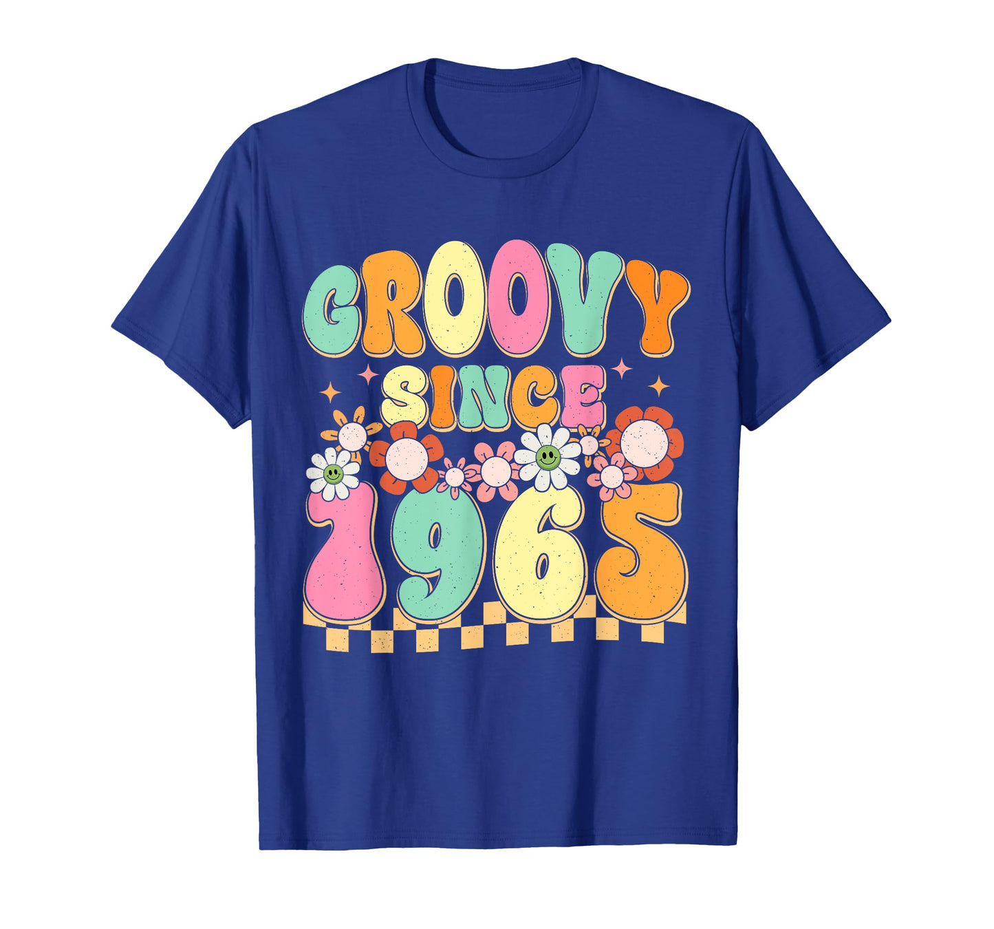 Groovy Since 1965 60 Year Old Flower 60th Birthday Vintage T-Shirt
