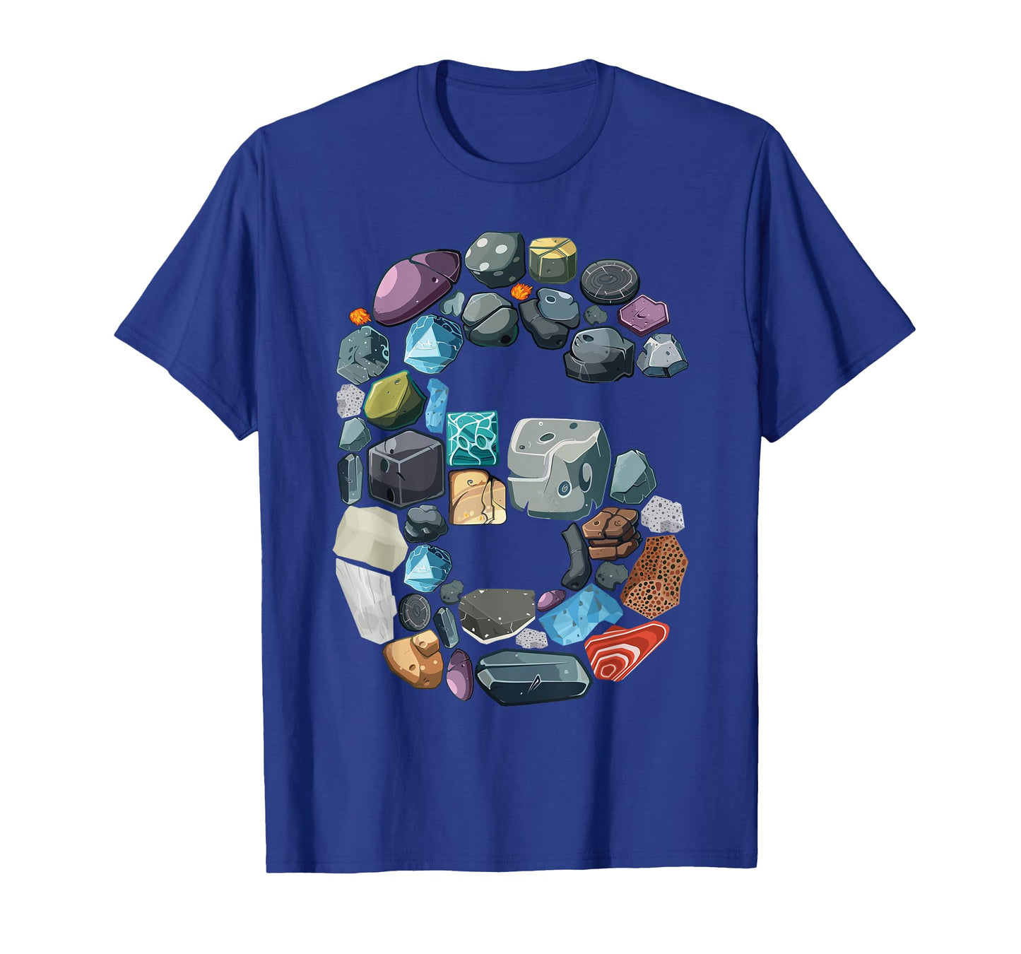 Geology 6 years Old Rock Collecting 6th Birthday T-Shirt