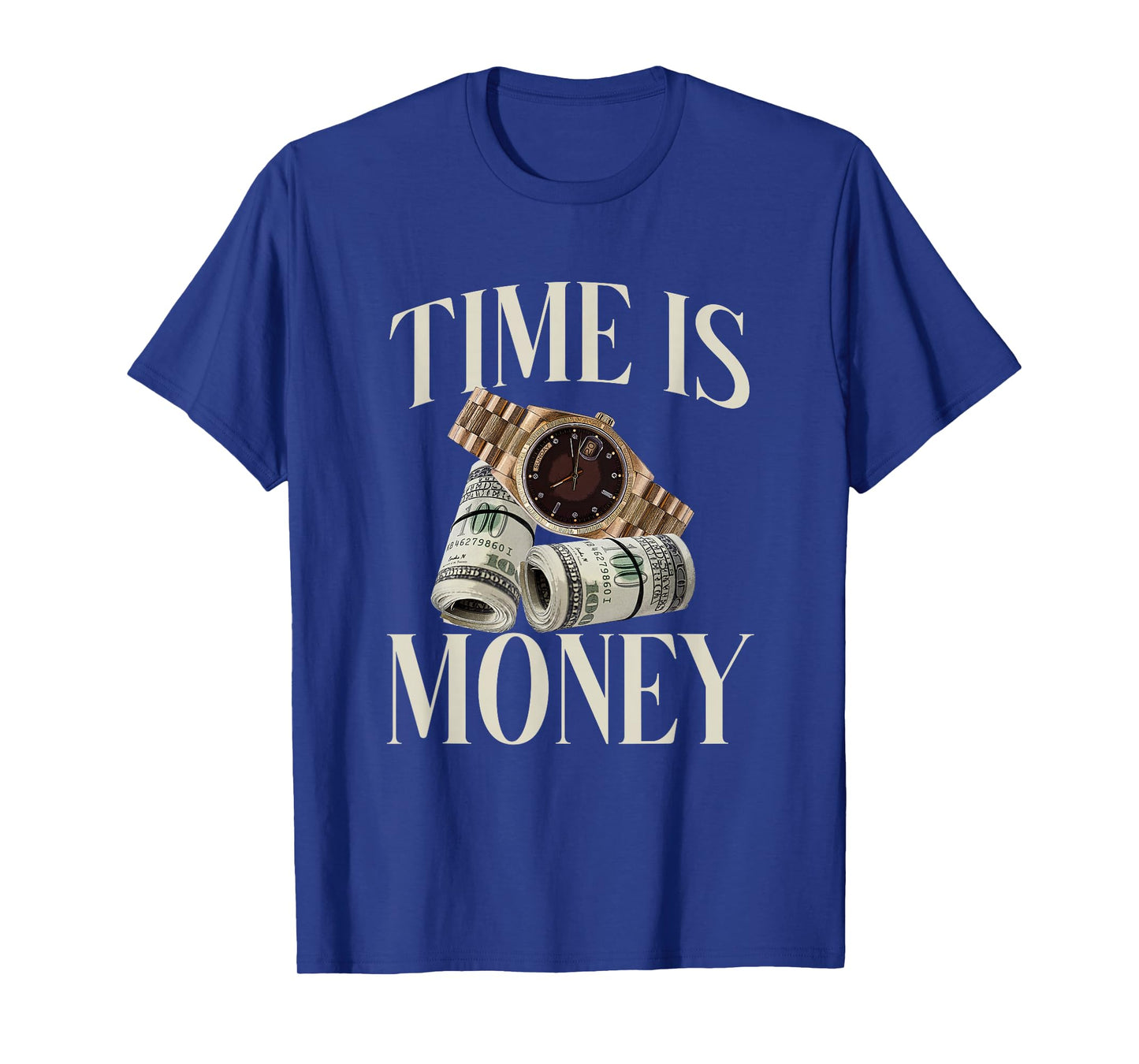 Time Is Money Cash Business Millionaire Cryptocurrency Rich T-Shirt
