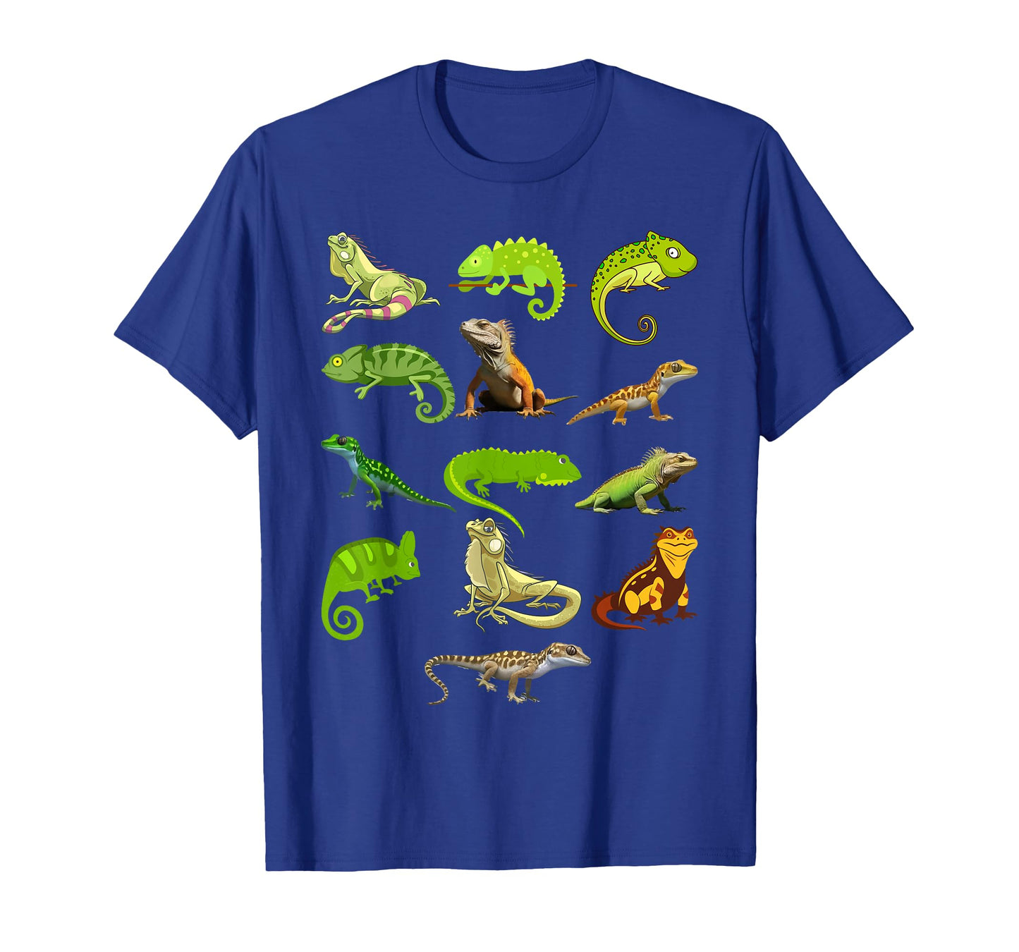 Kids Lizard Collage Bearded Dragon T-Shirt