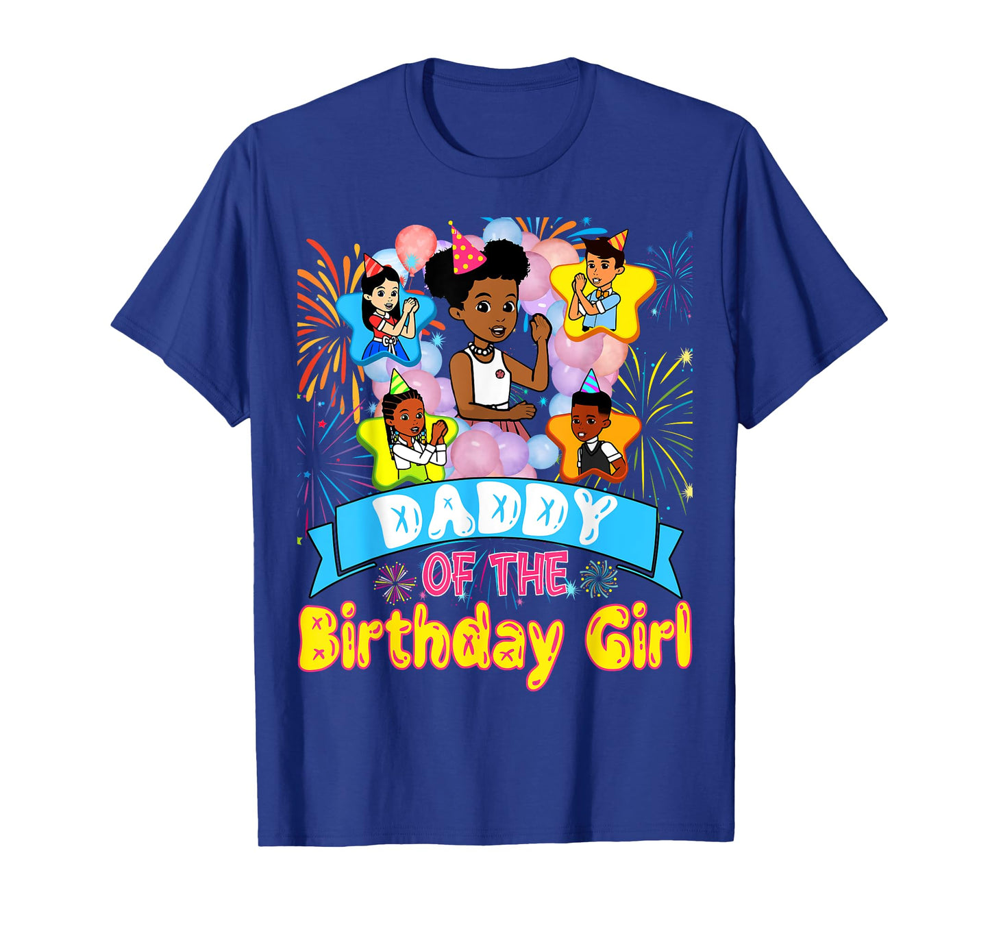 Daddy Of Birthday Girl Gracie Birthday Dolls Girl Party T-Shirt