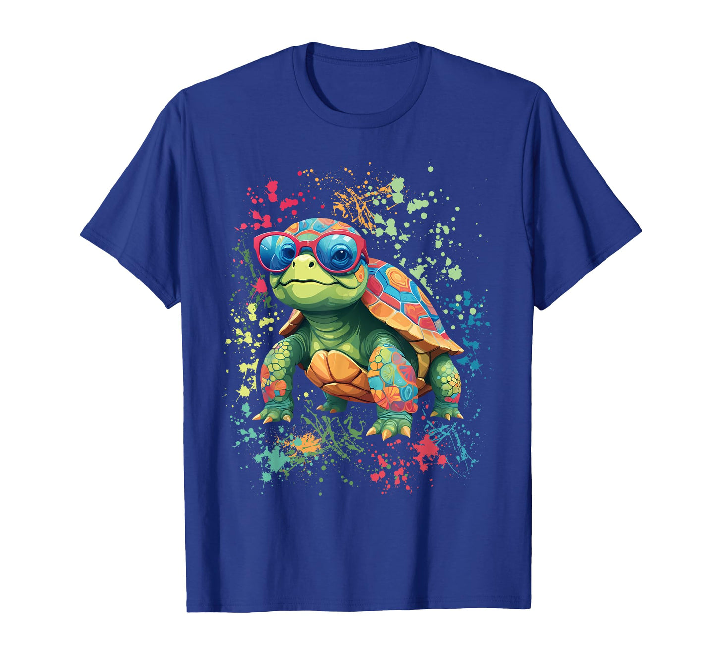 Turtle Colorful Turtle Outfit Mens Turtle Lover Turtle T-Shirt