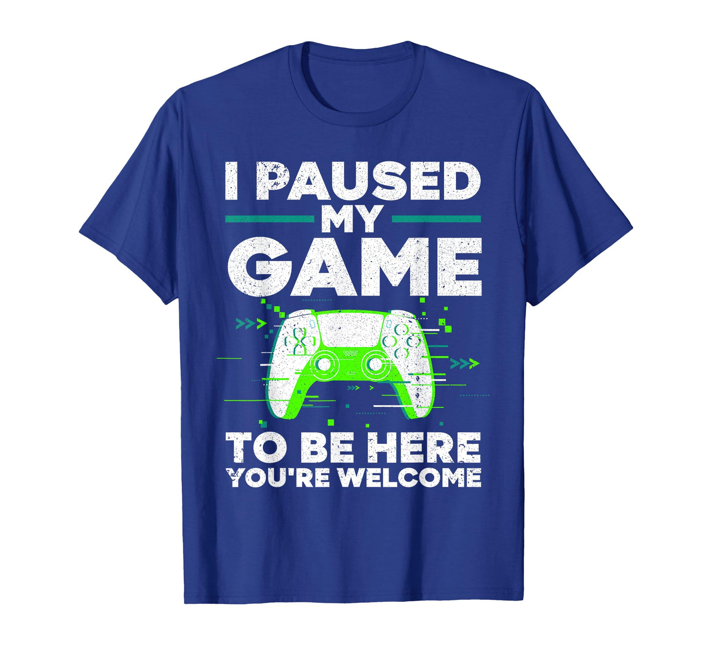 Cool Video Gamer For Men Boys Kids Game Paused Gaming Gamers T-Shirt