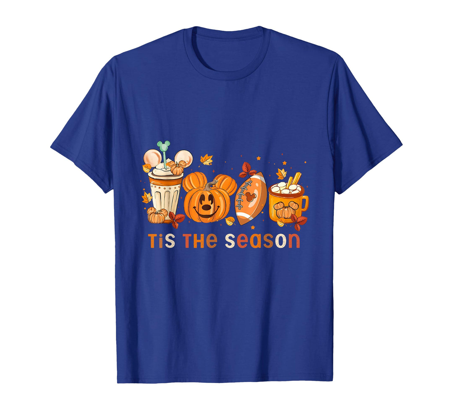 Tis The Season Autumn Halloween Pumpkin Fall Drink T-Shirt