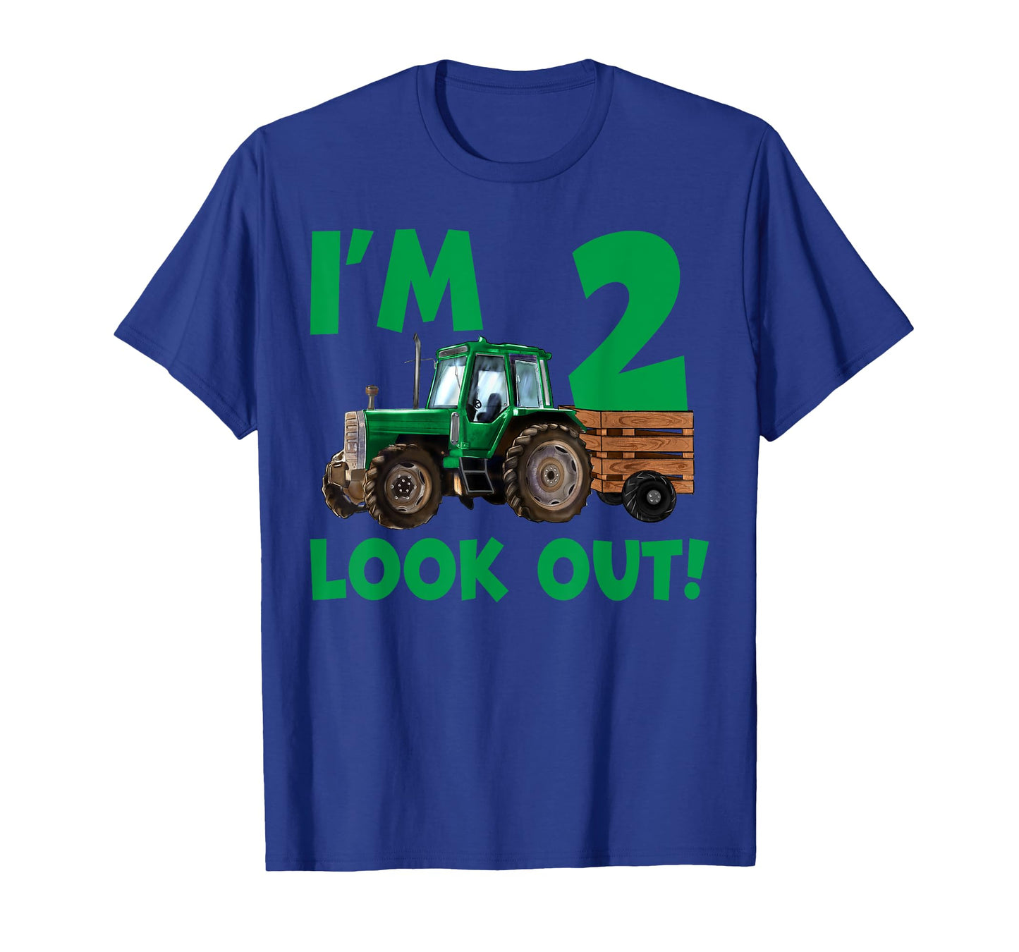 I'm 2 Years Old Farmer Tractor It's My 2nd Birthday Boy T-Shirt